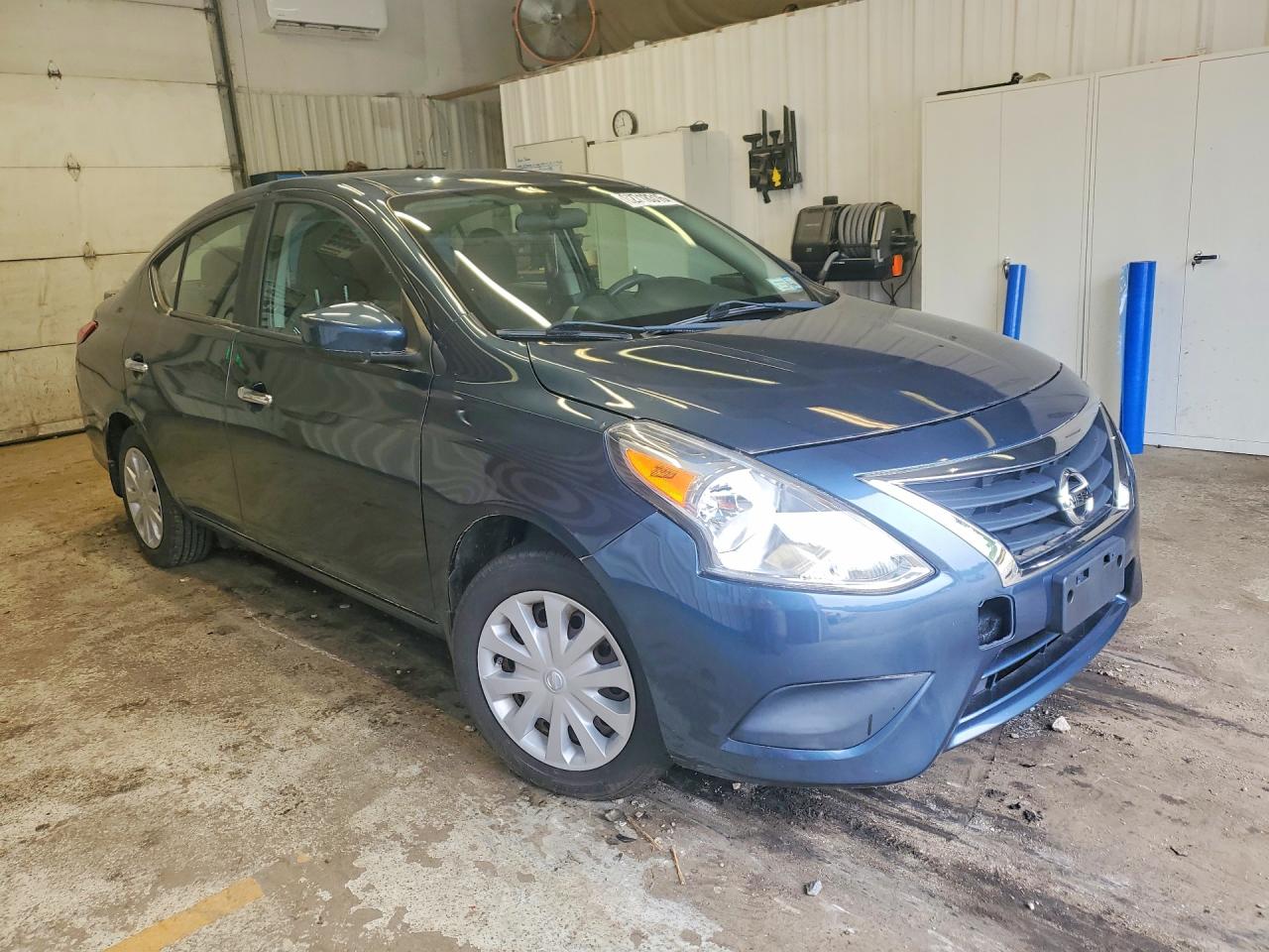 2015 Nissan Versa 1.6 Sv Blue vin: 3N1CN7AP6FL837868