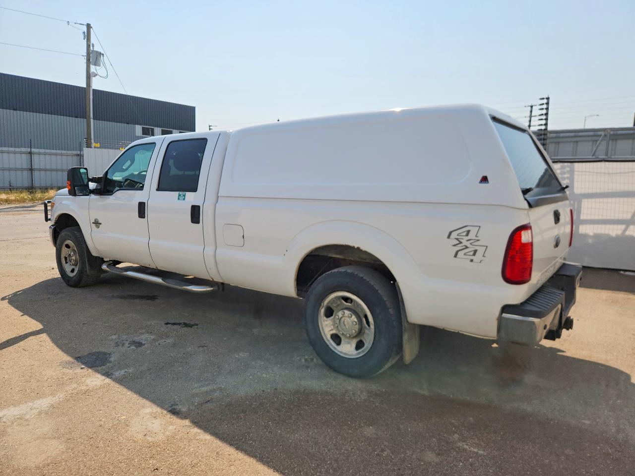2012 Ford F250 Super Duty White vin: 1FT7W2BT5CEB19699