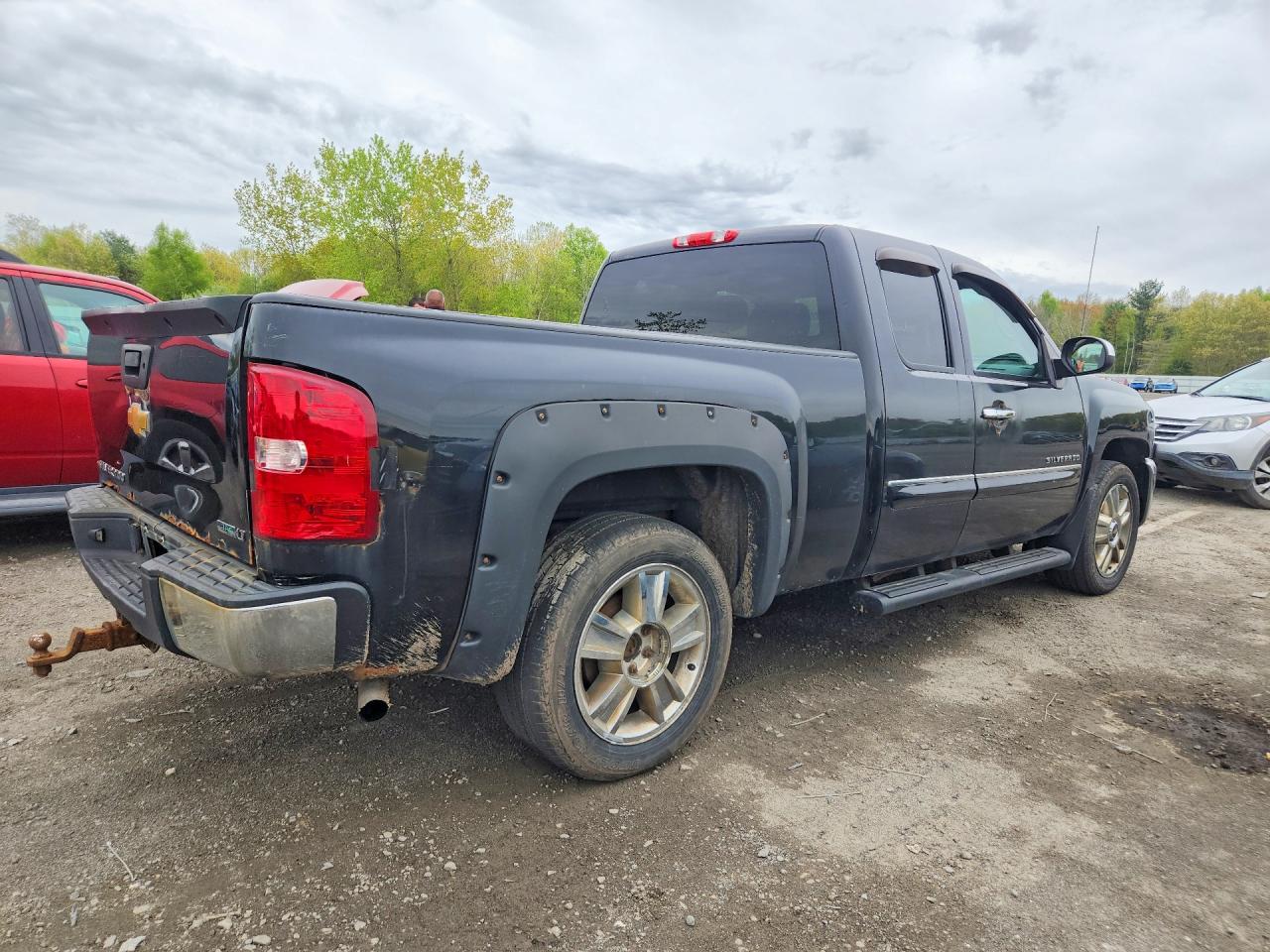 2012 Chevrolet Silverado K1500 Lt Black vin: 1GCRKSE71CZ232514
