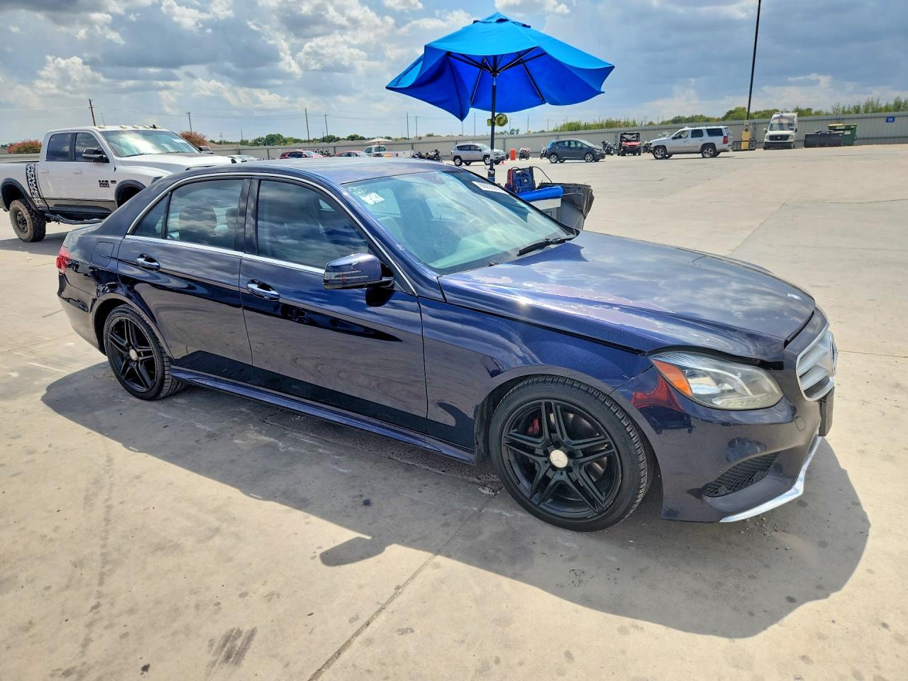 2014 Mercedes-benz E 350 4matic Синий vin: WDDHF8JB3EA988995