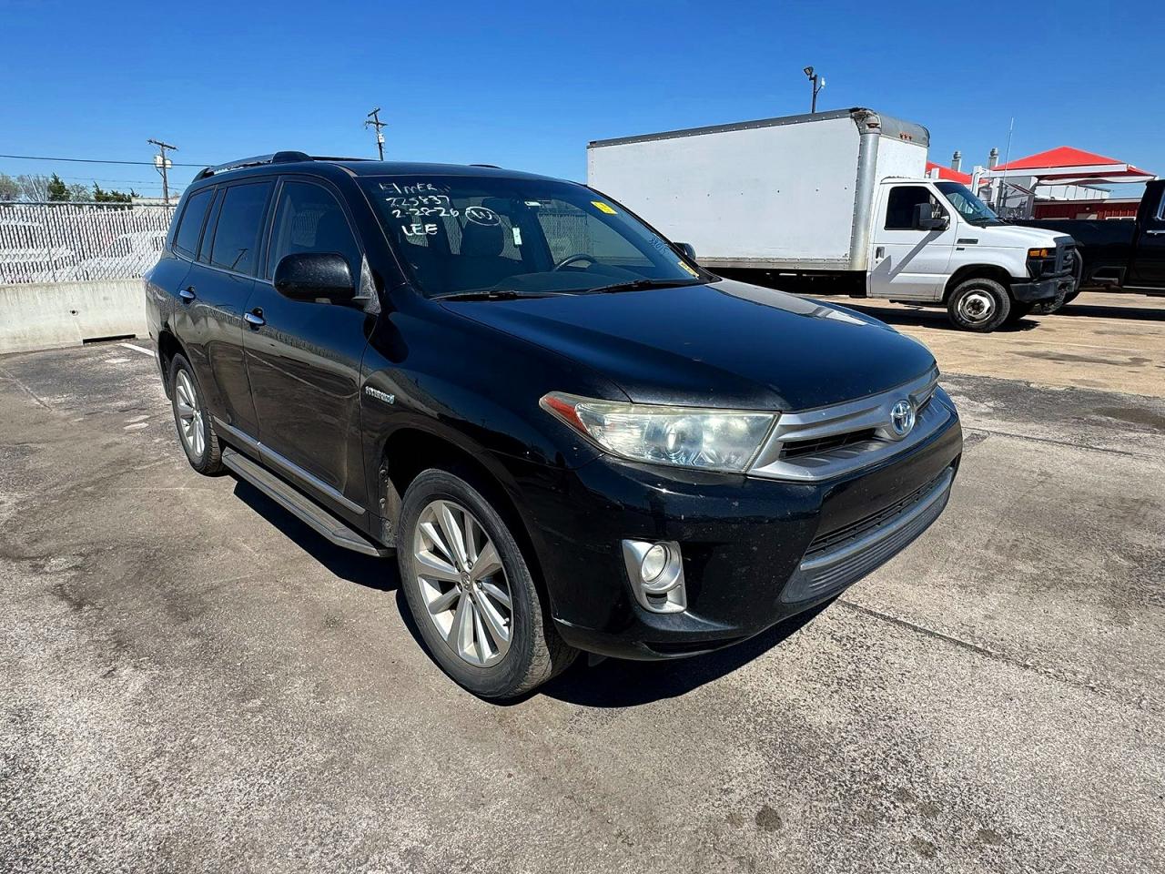 2013 Toyota Highlander Hybrid Limited Black vin: JTEDC3EH0D2015337