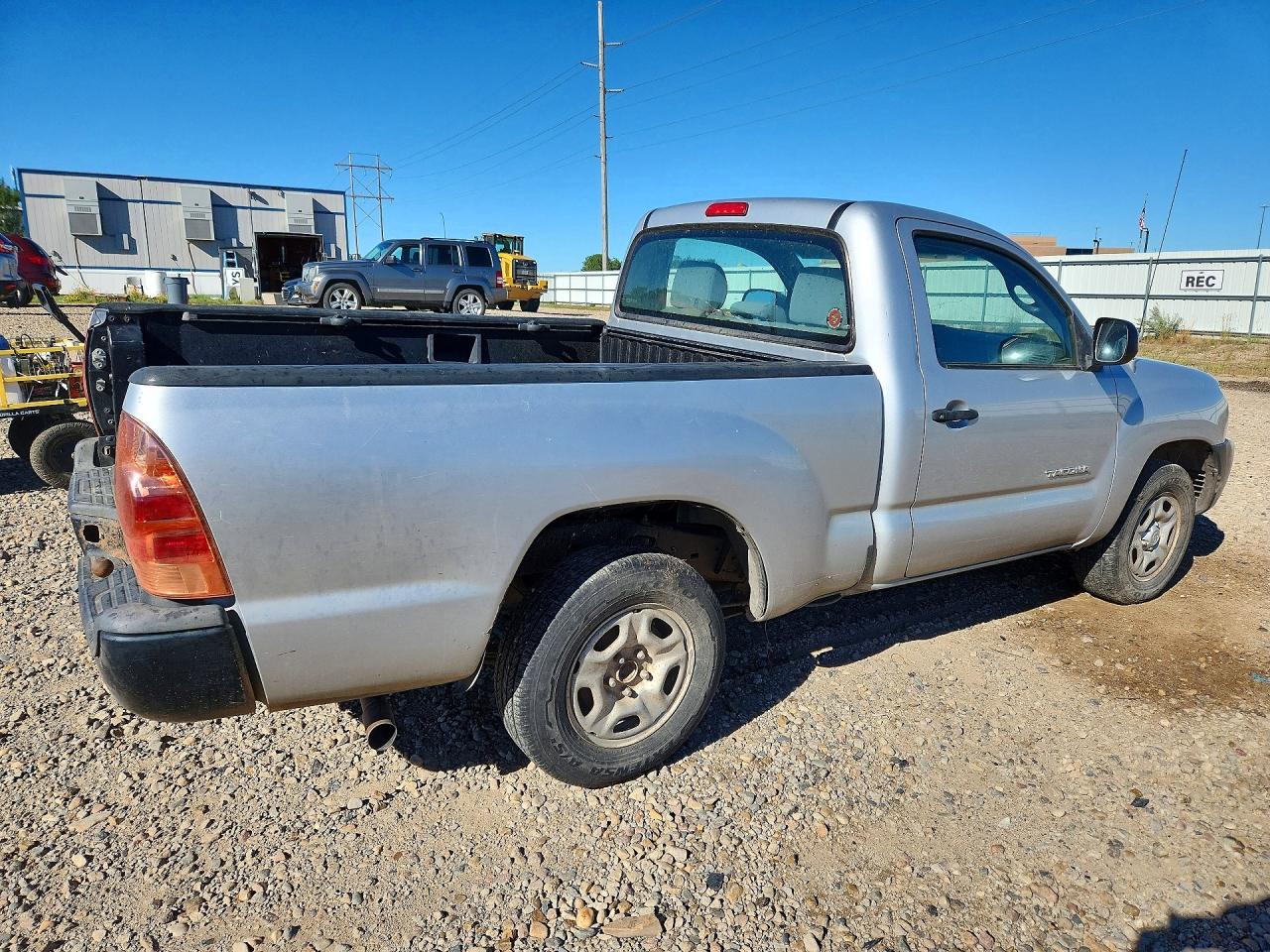 2008 Toyota Tacoma Base Silver vin: 5TENX22N38Z562802