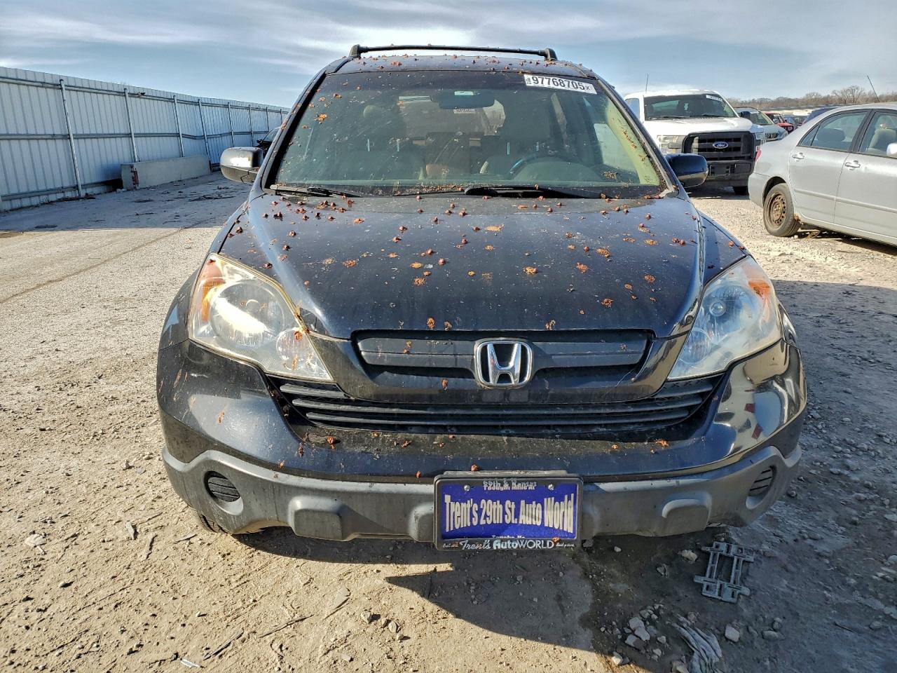 2008 Honda Cr-v Lx Black vin: JHLRE483X8C075414