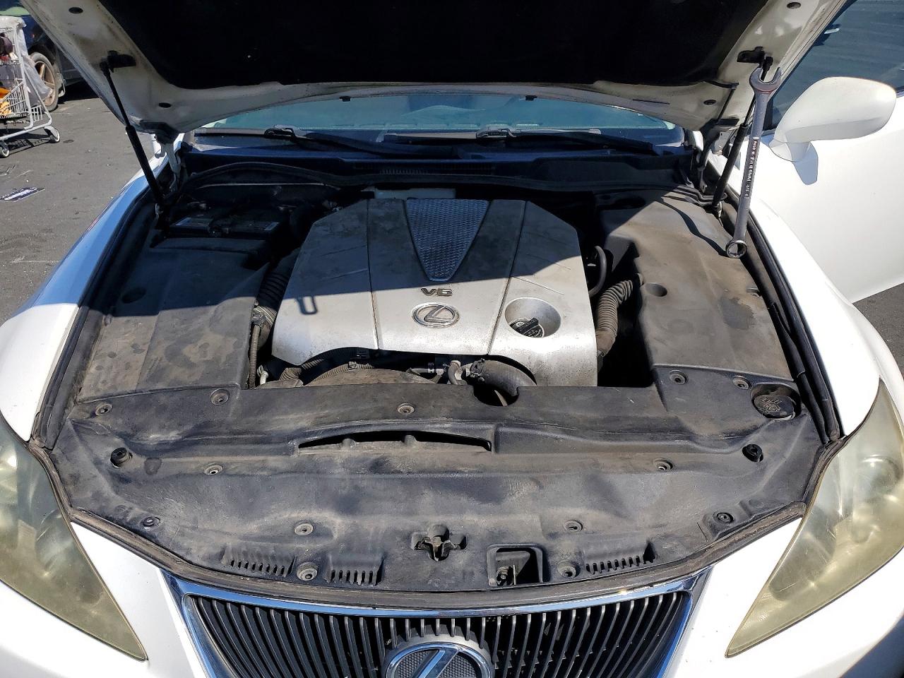 2006 Lexus Is 350 White vin: JTHBE262265004656