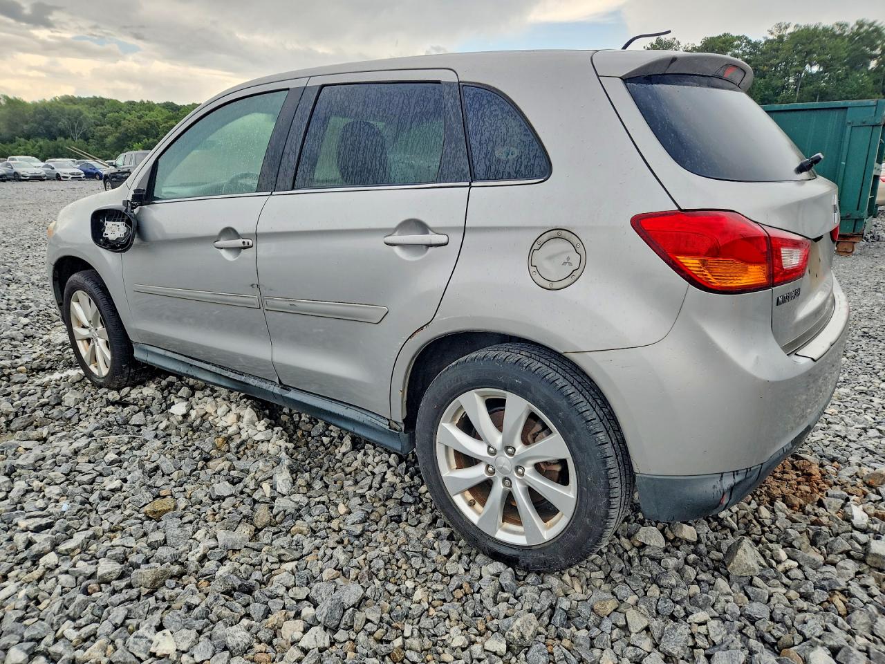 2015 Mitsubishi Outlander Sport Se Серебряный vin: 4A4AP4AU0FE006037