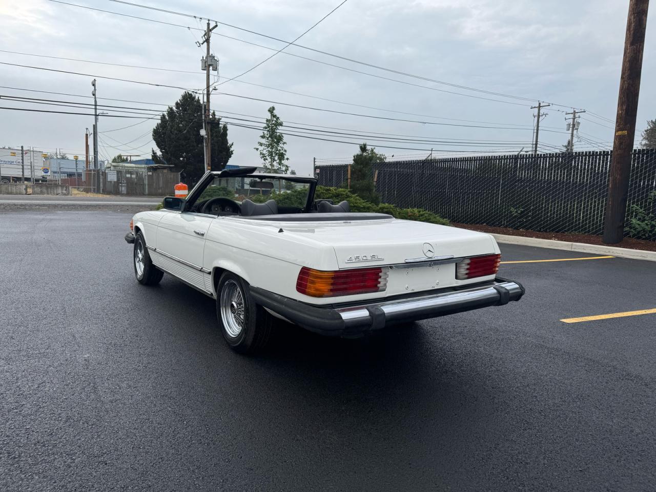 1979 Mercedes Benz 450 Sl White vin: 10704412049521