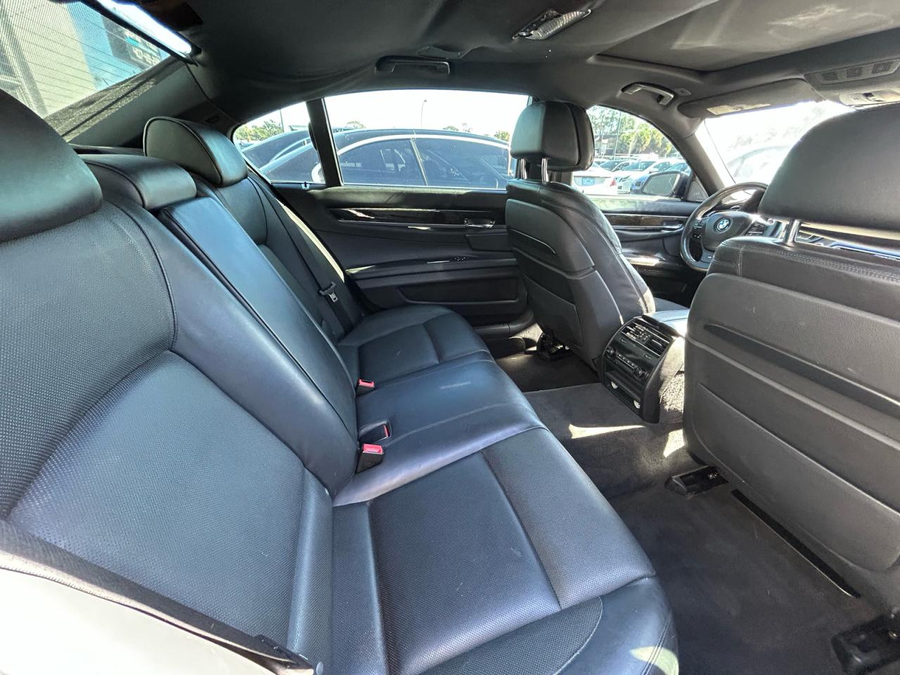 2014 Bmw 750 Li Black vin: WBAYE8C5XED134439