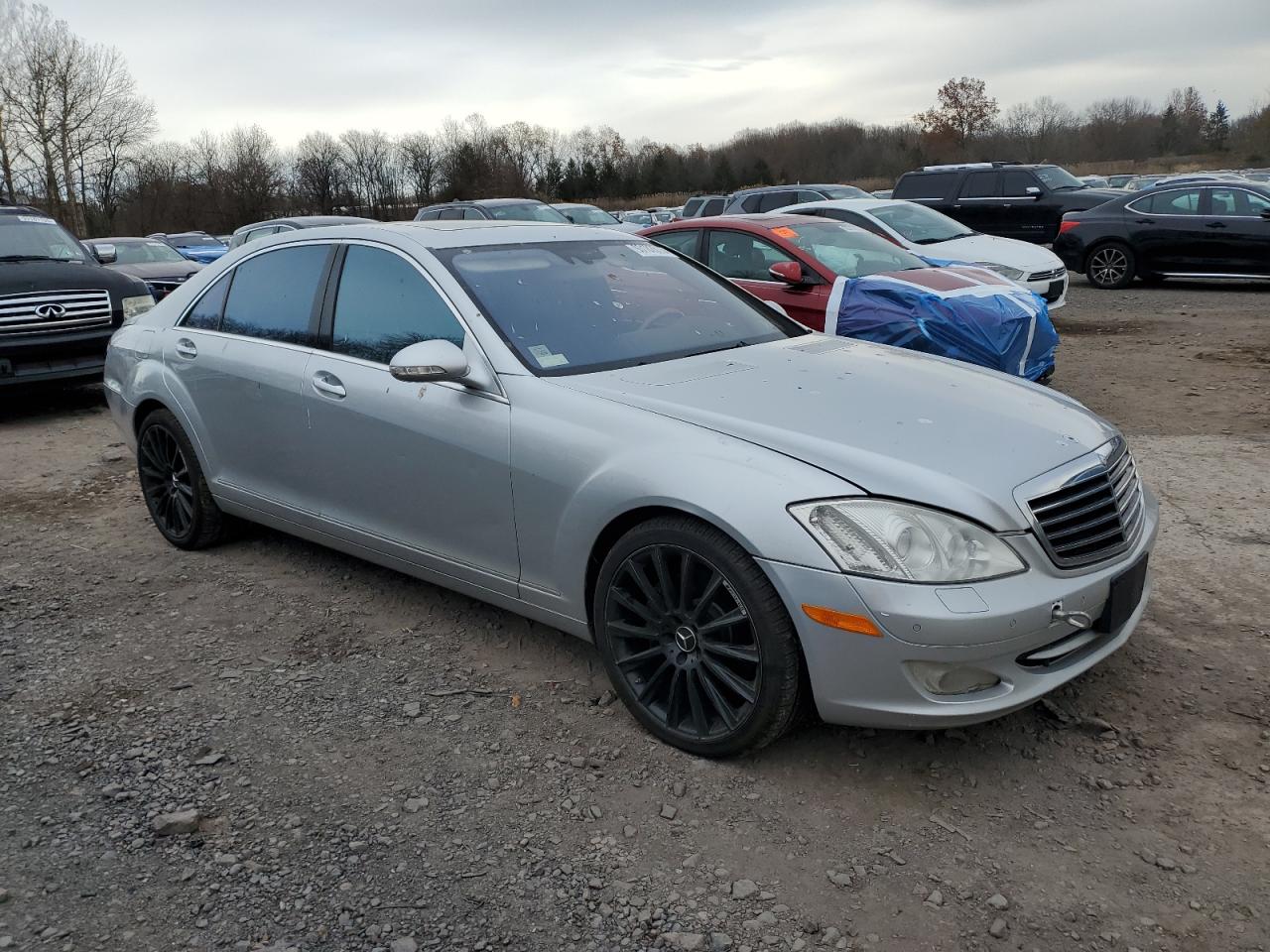 2009 Mercedes-benz S 550 4matic Silver vin: WDDNG86X29A244055