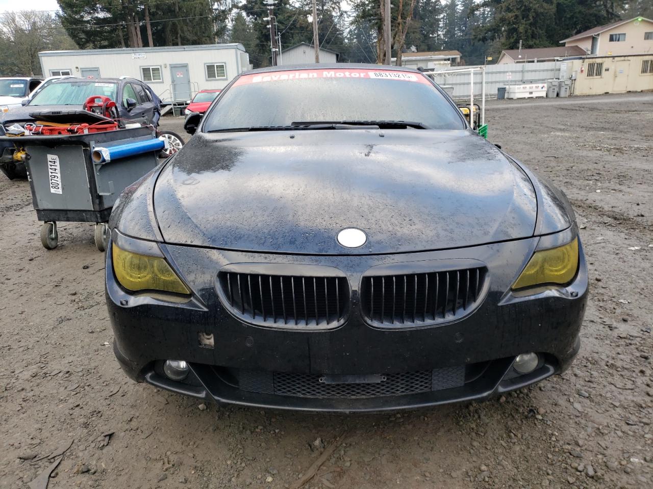 2006 Bmw 650 I Black vin: WBAEK13436CN75430