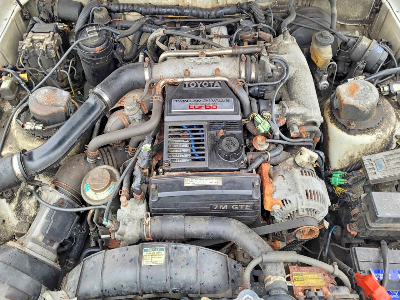 1988 Toyota Supra Turbo White vin: JT2MA71J9J0092766