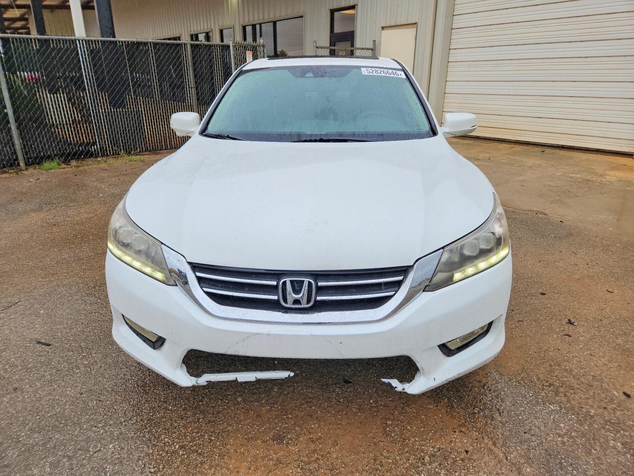 2014 Honda Accord Touring White vin: 1HGCR3F96EA013543