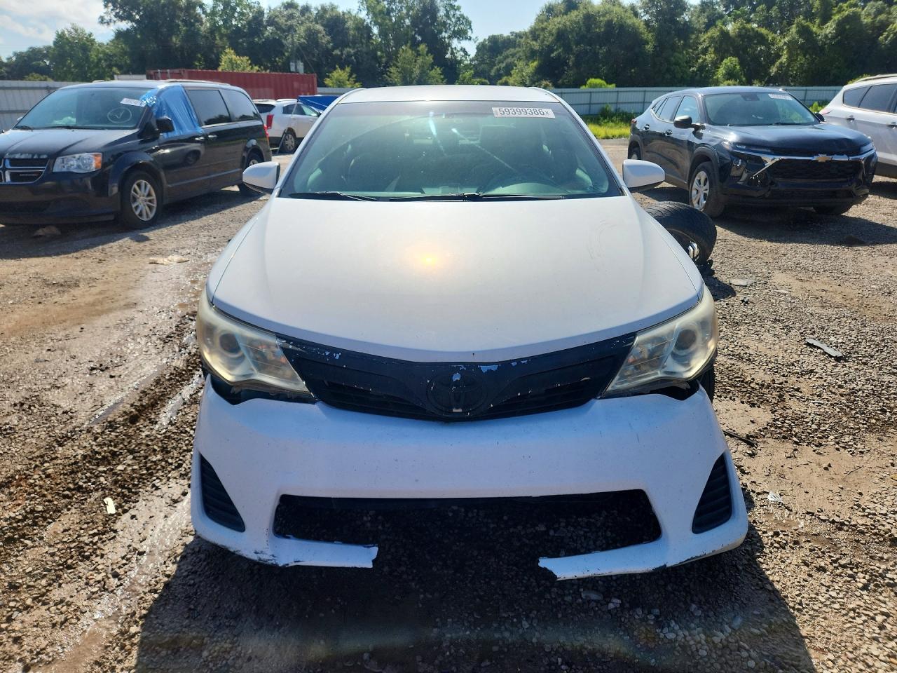 2013 Toyota Camry Le White vin: 4T1BF1FK6DU693964