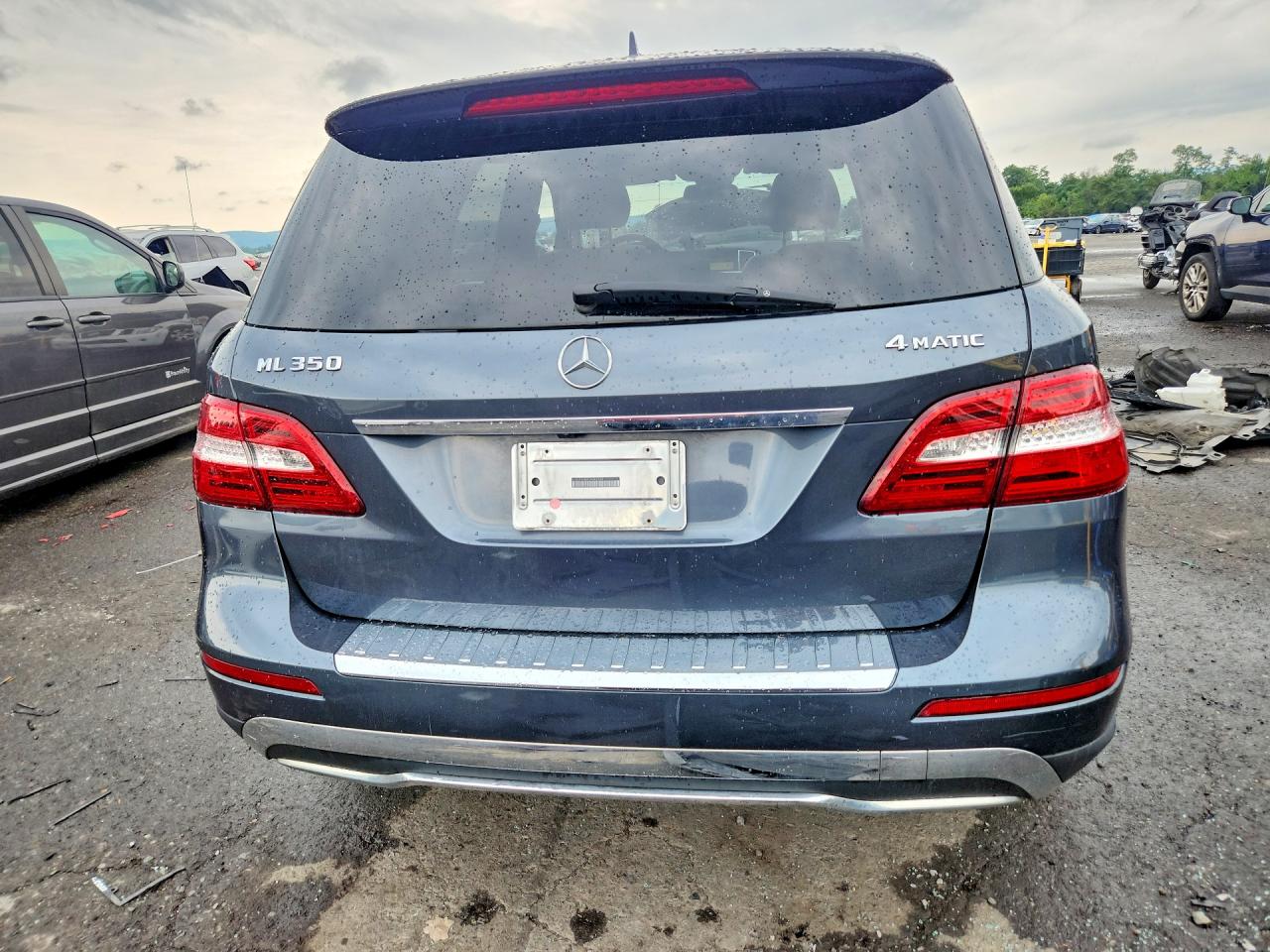 2012 Mercedes-benz Ml 350 4matic Gray vin: 4JGDA5HB2CA042763