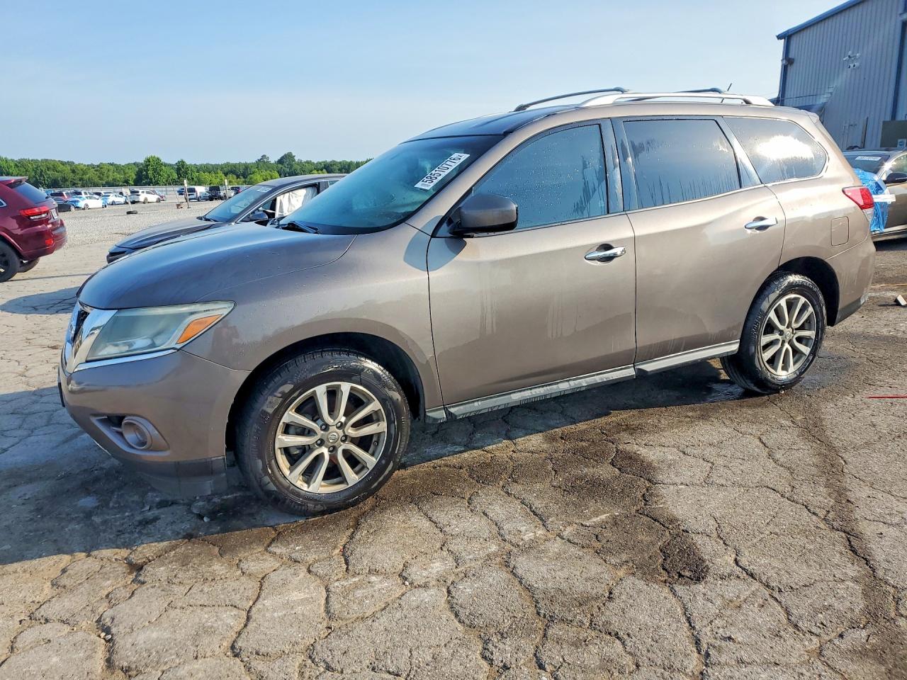 2013 Nissan Pathfinder S Gray vin: 5N1AR2MN1DC610131