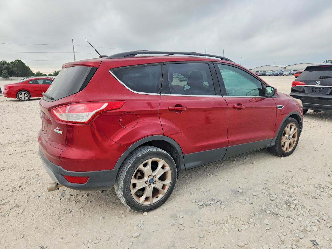 2013 Ford Escape Se Red vin: 1FMCU0GX2DUB63246