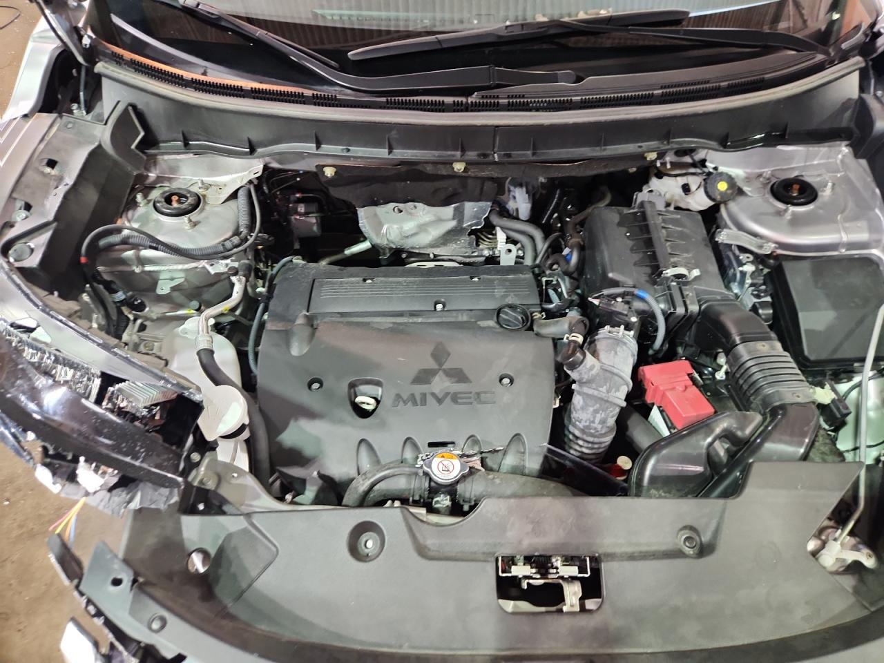 2024 Mitsubishi Outlander Sport S Серебряный vin: JA4ARUAU0RU019120 Damage: Right Front Rail, Kinked, > 12 Inches