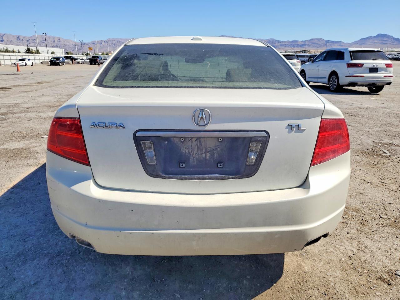2005 Acura Tl White vin: 19UUA66215A062083