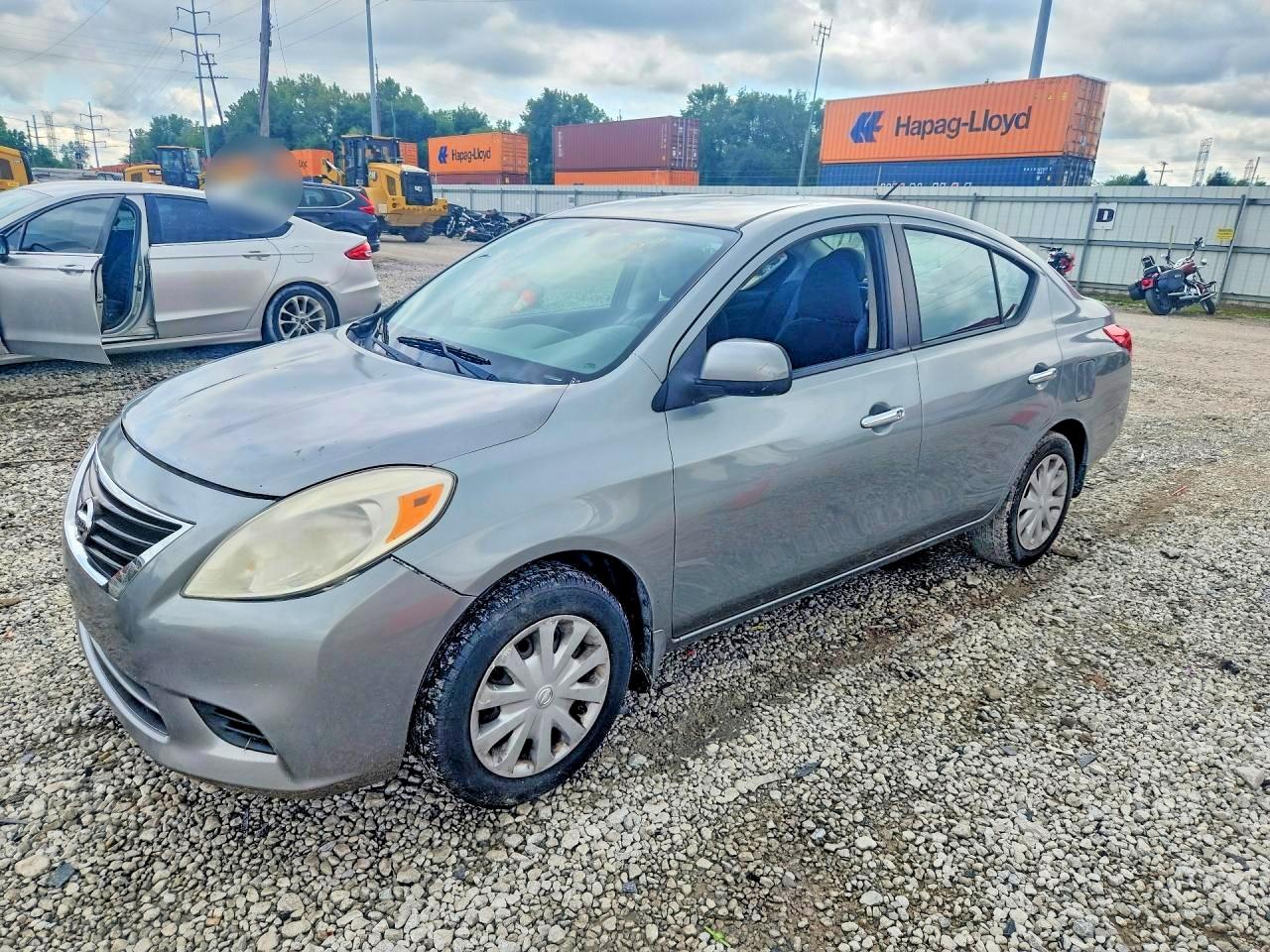 2012 Nissan Versa 1.6 S Gray vin: 3N1CN7AP3CL943318