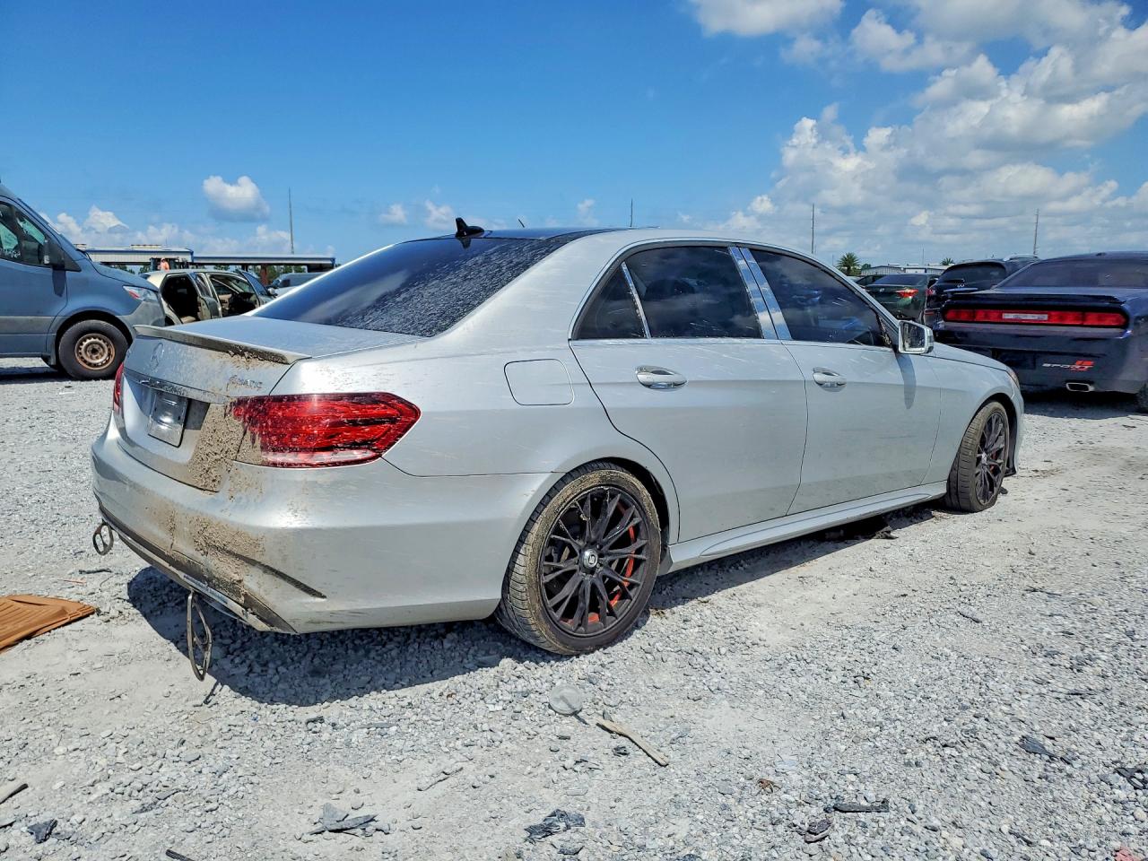 2014 Mercedes-benz E 350 4matic Silver vin: WDDHF8JB0EB001229