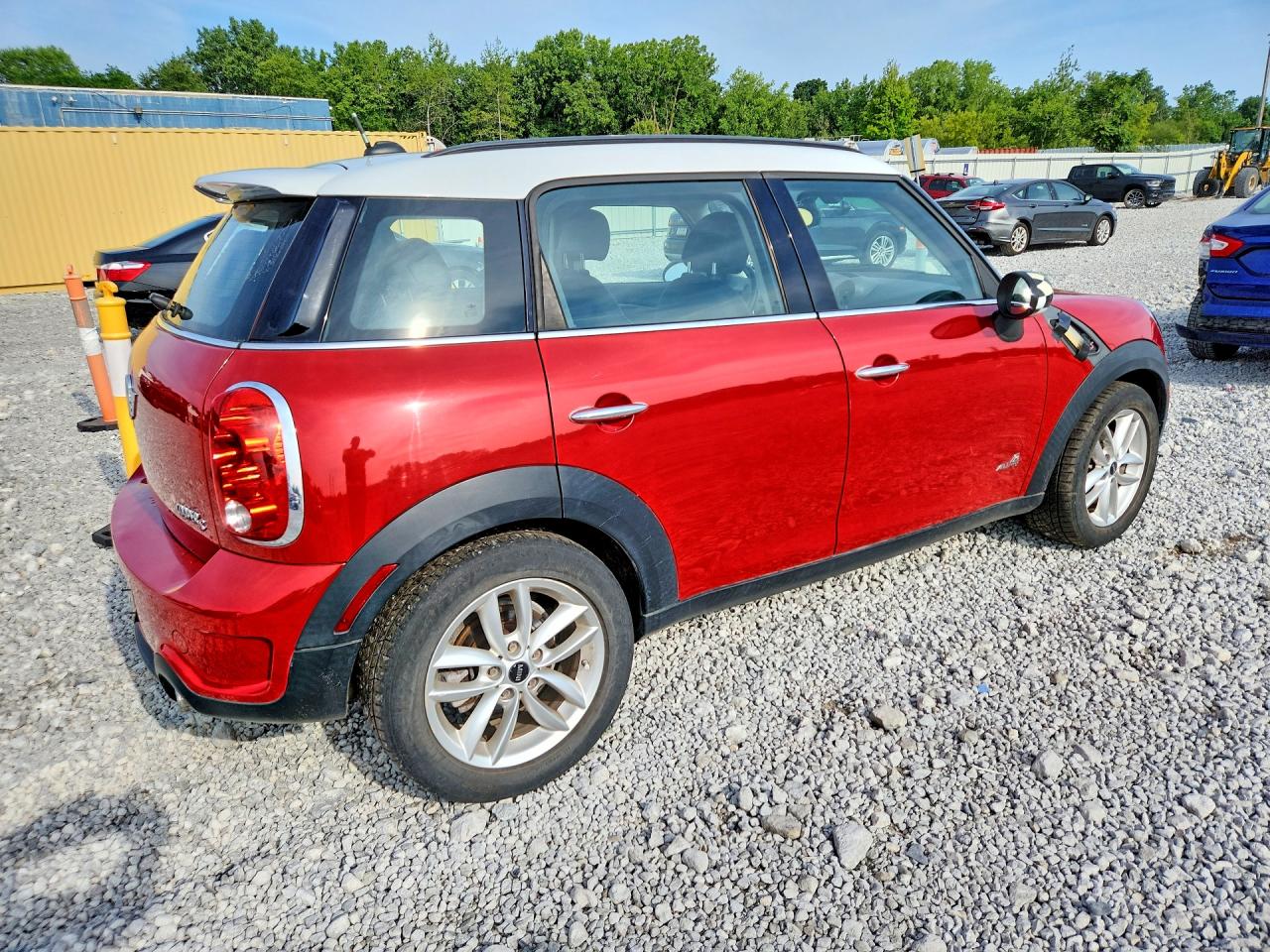 2013 Mini Cooper S Countryman Red vin: WMWZC5C56DWP32457