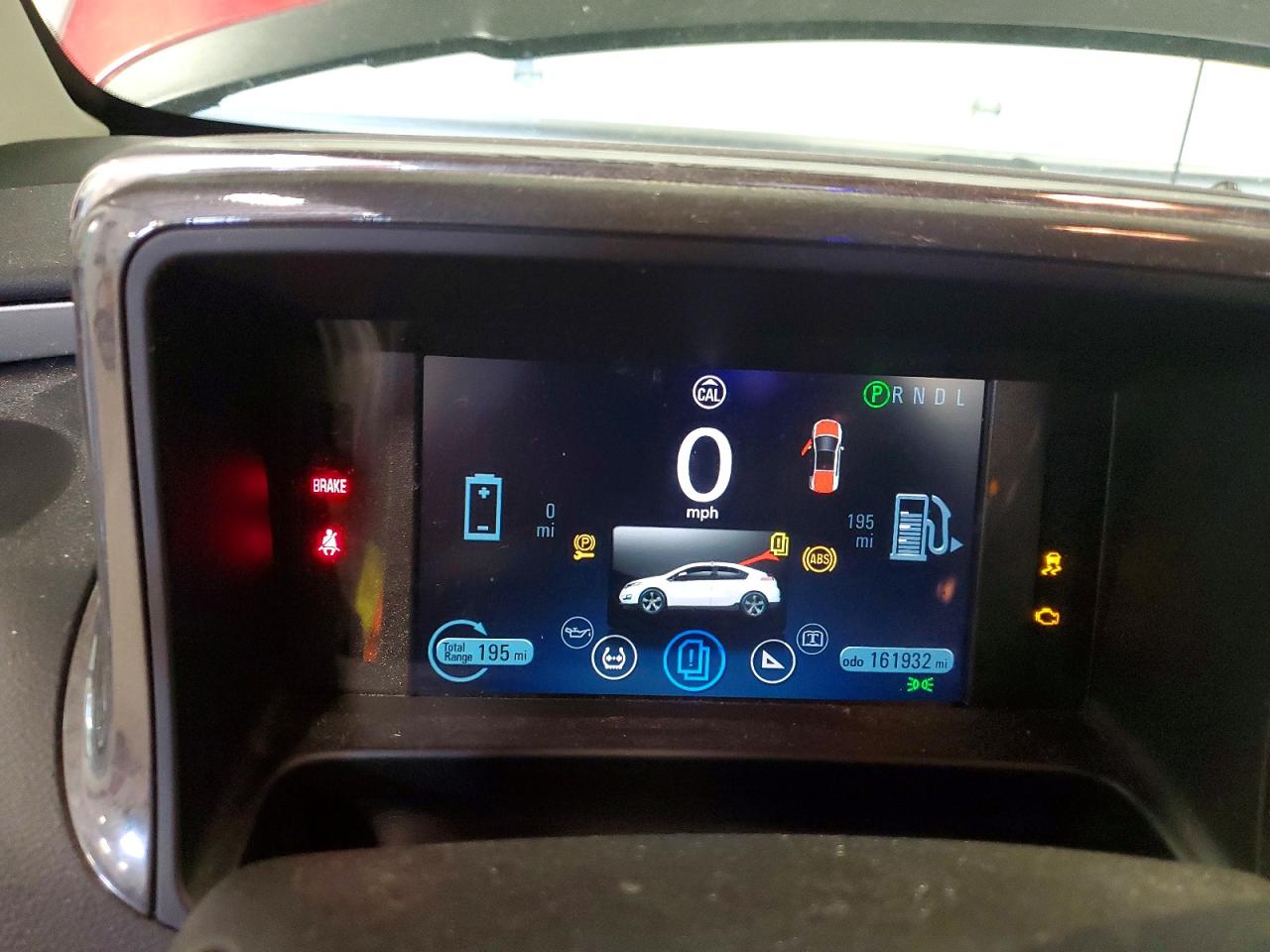 2012 Chevrolet Volt Красный vin: 1G1RD6E45CU110767
