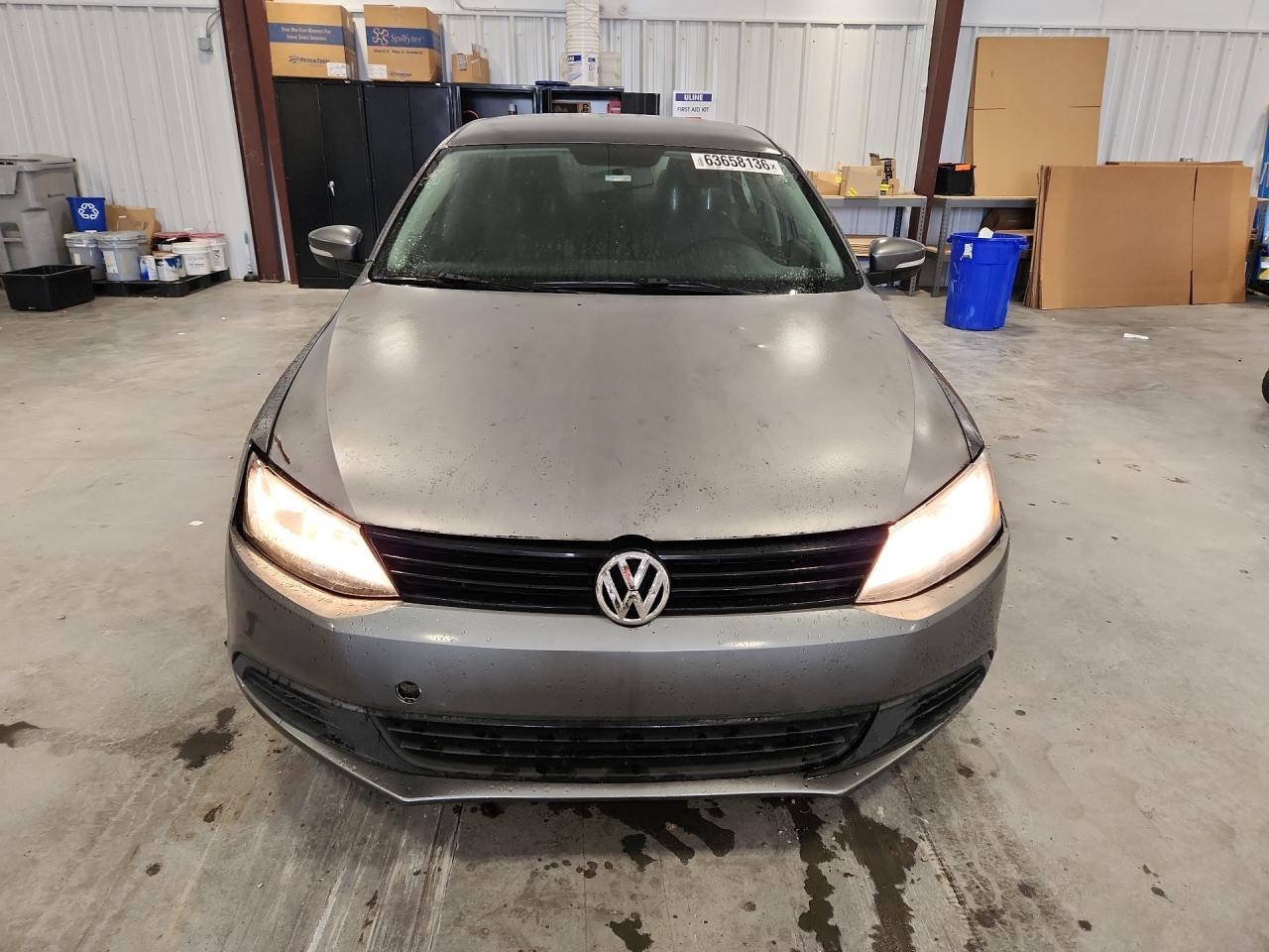 2014 Volkswagen Jetta Se Gray vin: 3VWD17AJ8EM260730