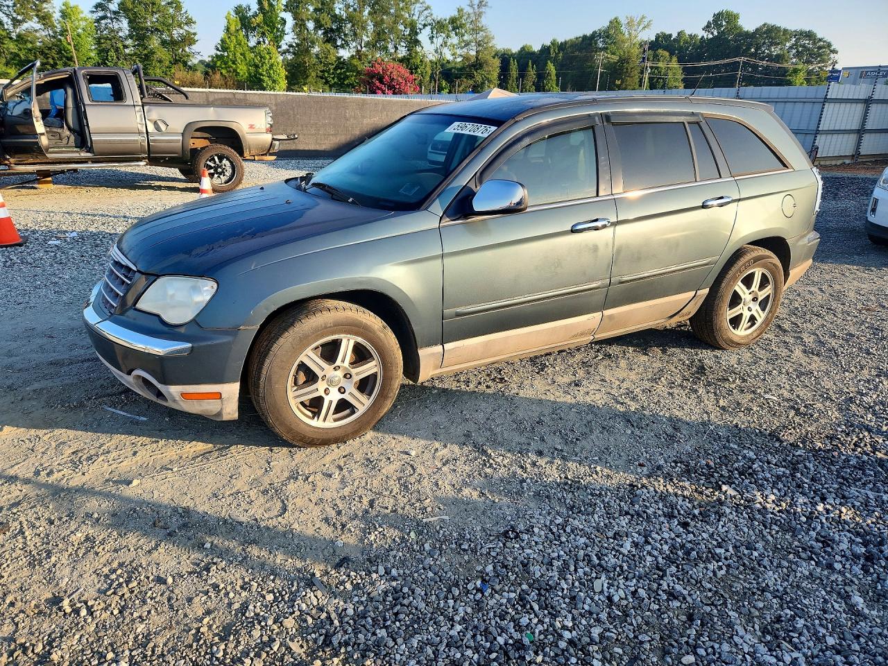 2007 Chrysler Pacifica Touring Blue vin: 2A8GM68X57R255744