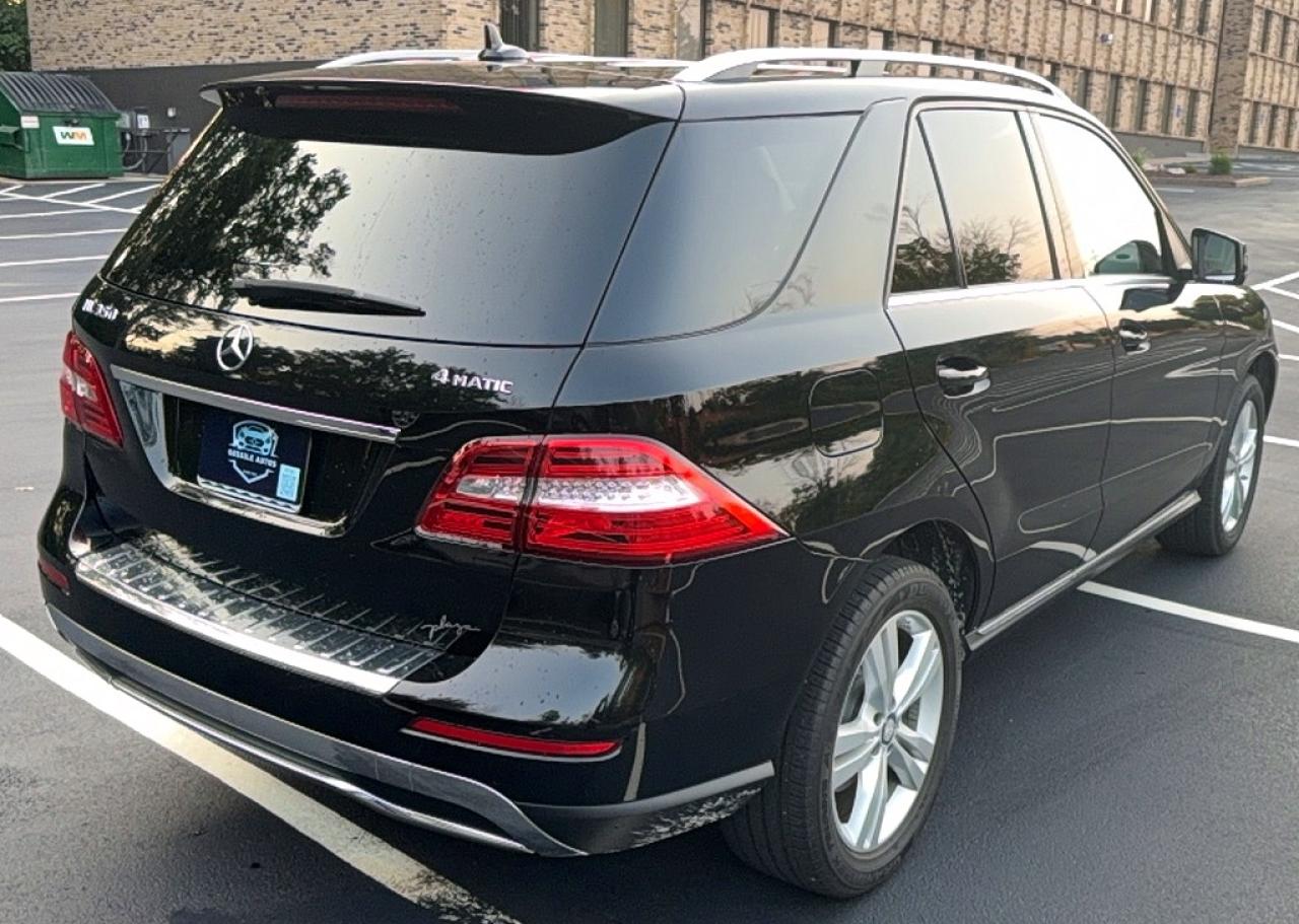 2014 Mercedes-benz Ml 350 4matic Black vin: 4JGDA5HB5EA355566