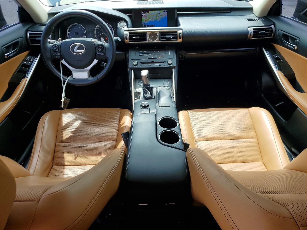 2015 Lexus Is 250 Blue vin: JTHCF1D2XF5019324