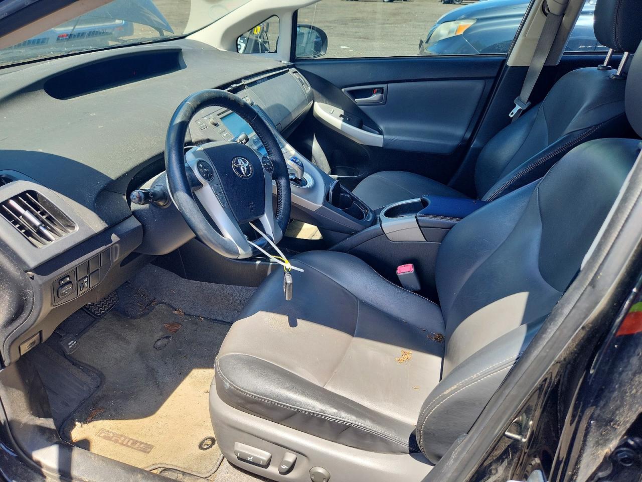 2012 Toyota Prius Four Black vin: JTDKN3DU3C1506039