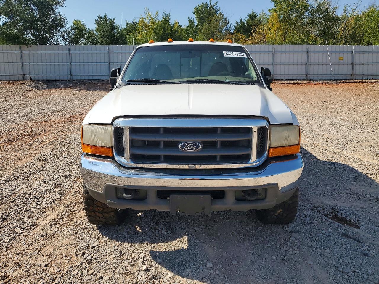 2000 Ford F350 Srw Super Duty White vin: 1FTSX31F5YEB43291