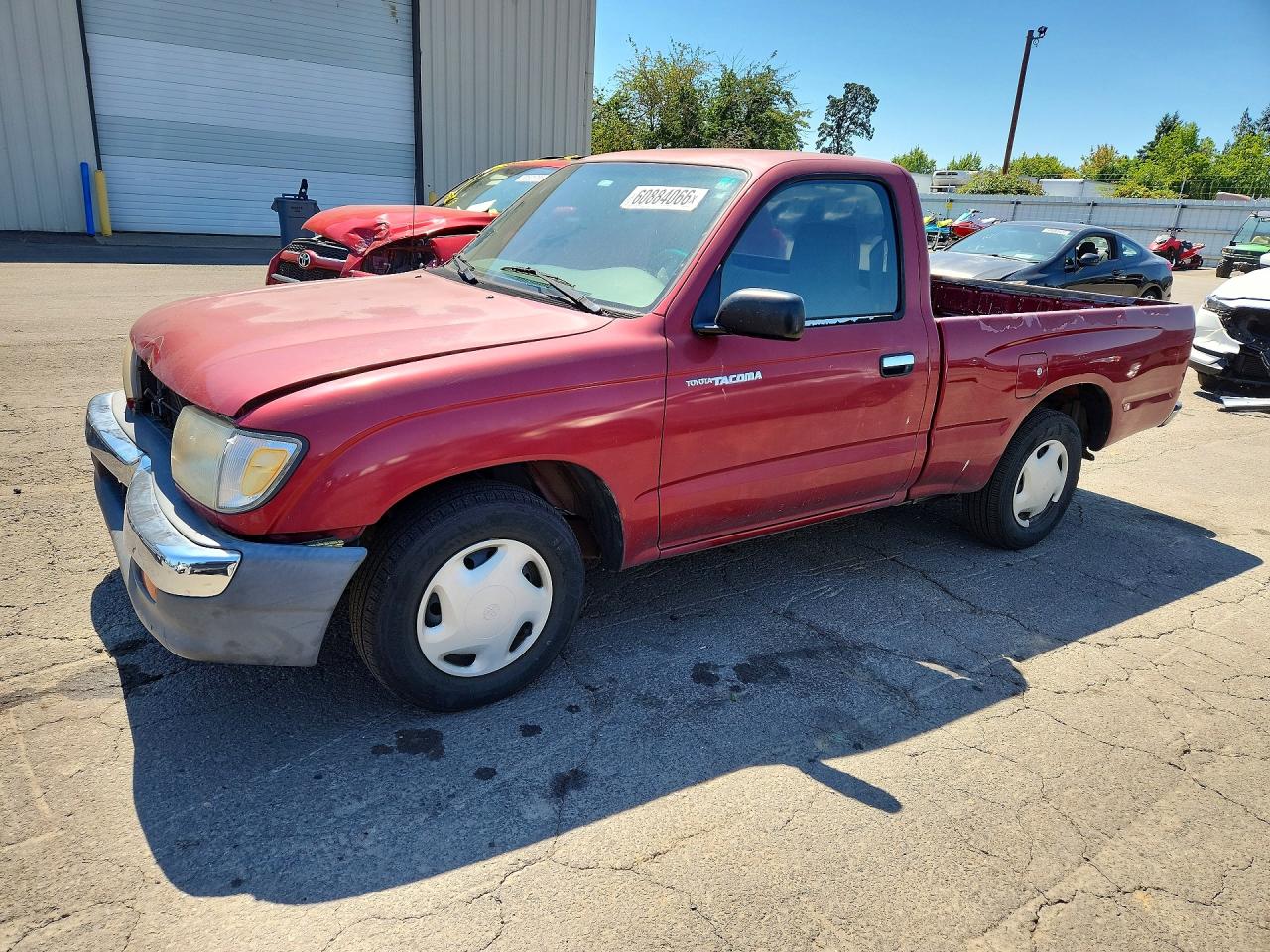 1999 Toyota Tacoma Base Red vin: 4TANL42N5XZ557999