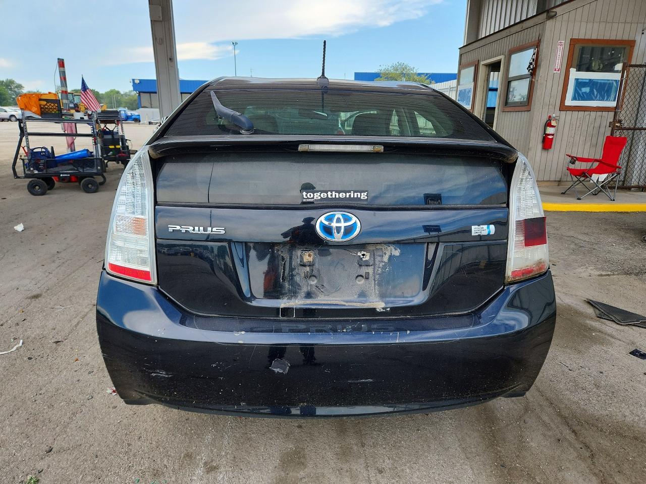 2010 Toyota Prius Ii Black vin: JTDKN3DU8A0223932