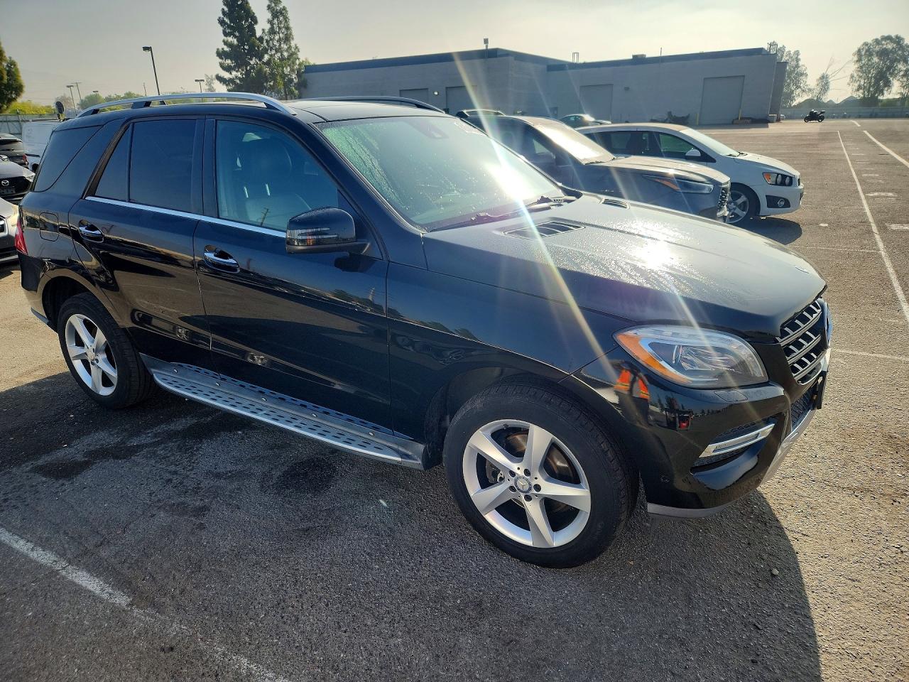 2013 Mercedes-benz Ml 350 4matic Black vin: 4JGDA2EB1DA200496