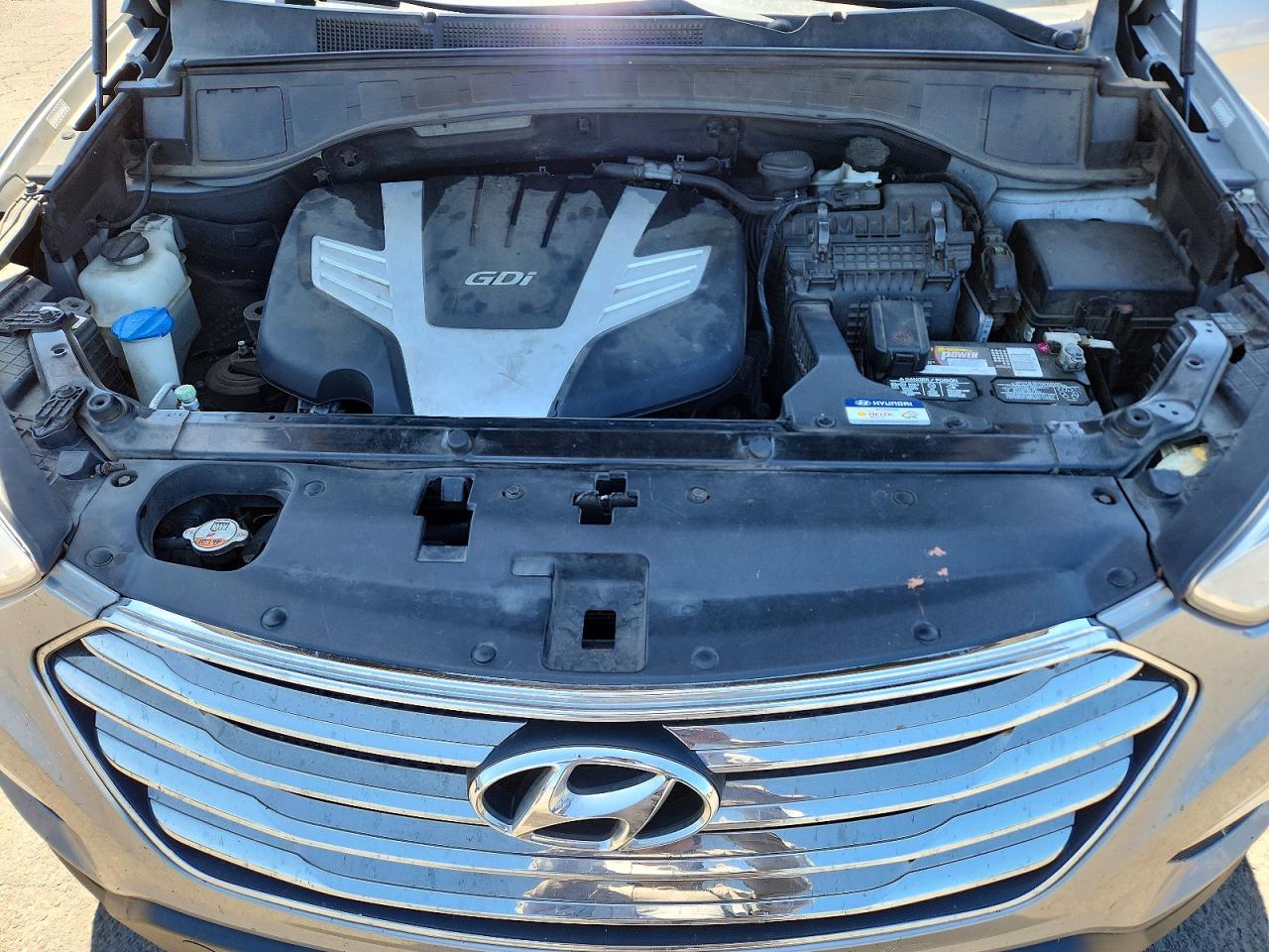 2015 Hyundai Santa Fe Gls Серебряный vin: KM8SRDHF6FU125192