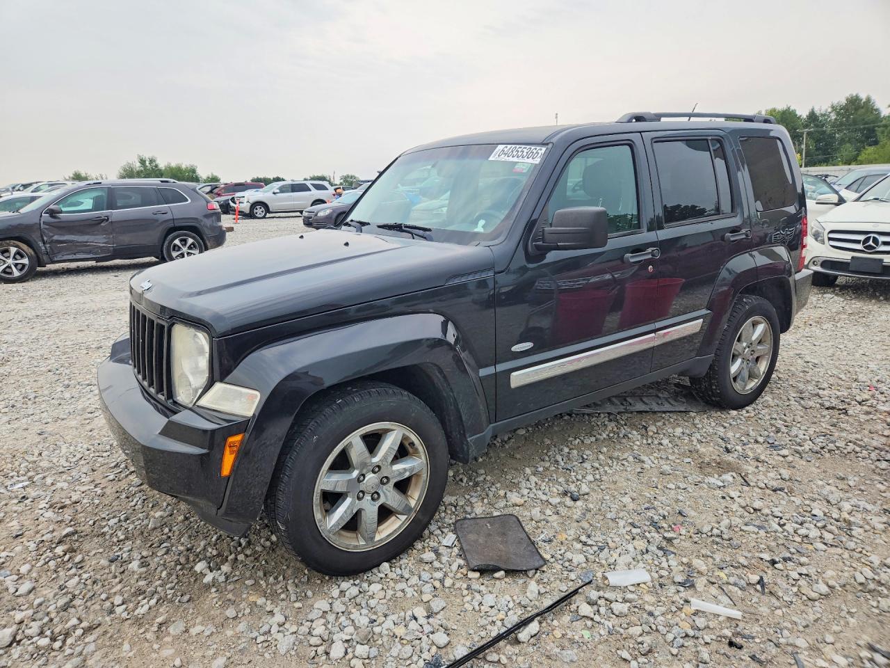 2012 Jeep Liberty Sport Черный vin: 1C4PJMAK3CW196679