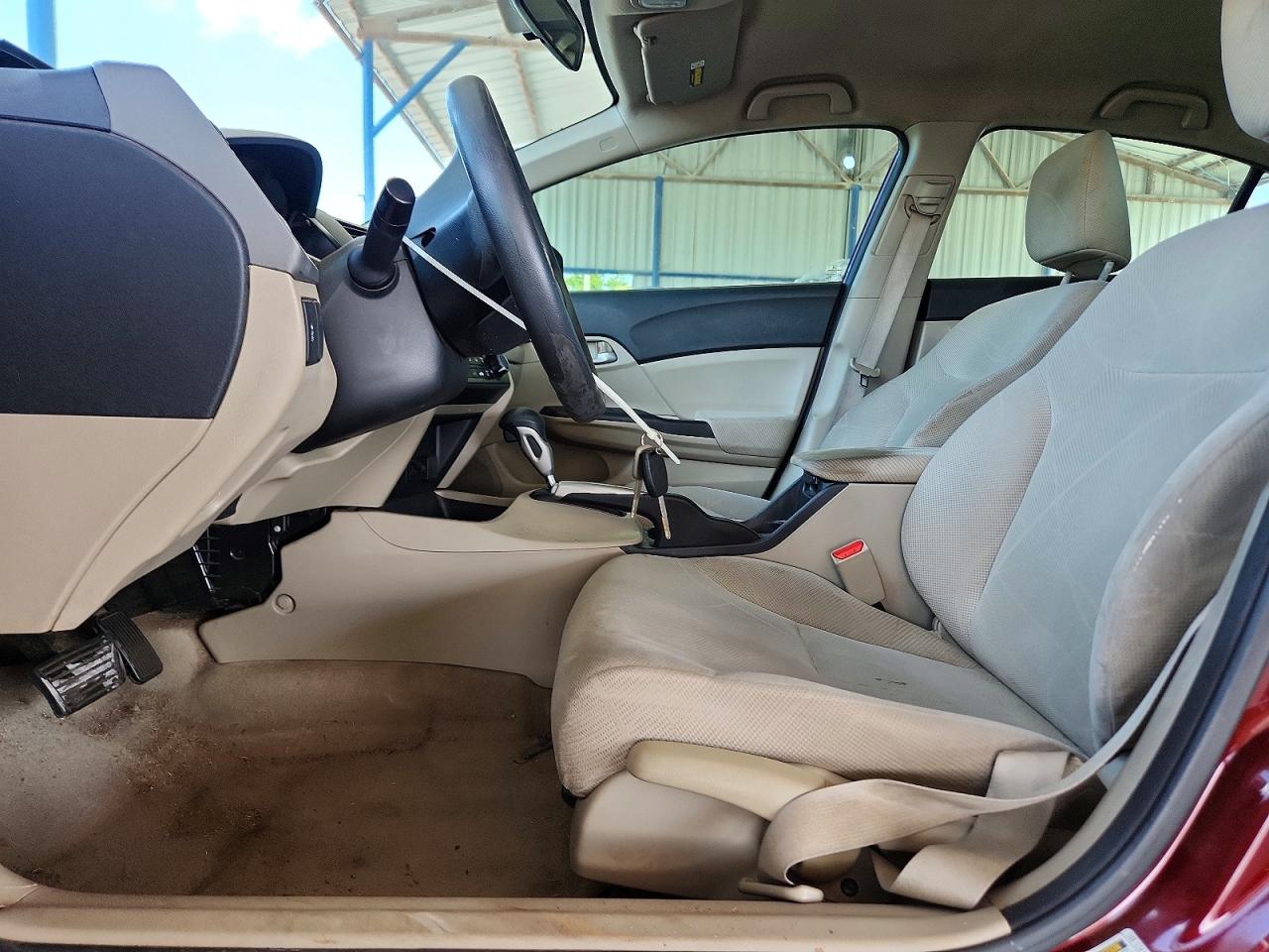 2012 Honda Civic Lx Maroon vin: 2HGFB2F51CH529963
