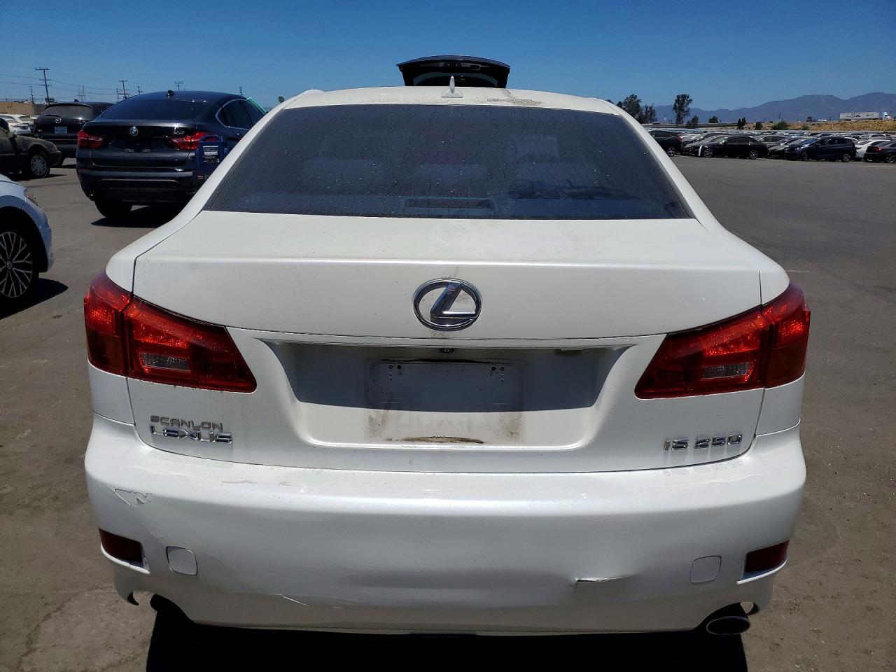 2007 Lexus Is 250 White vin: JTHBK262472032387