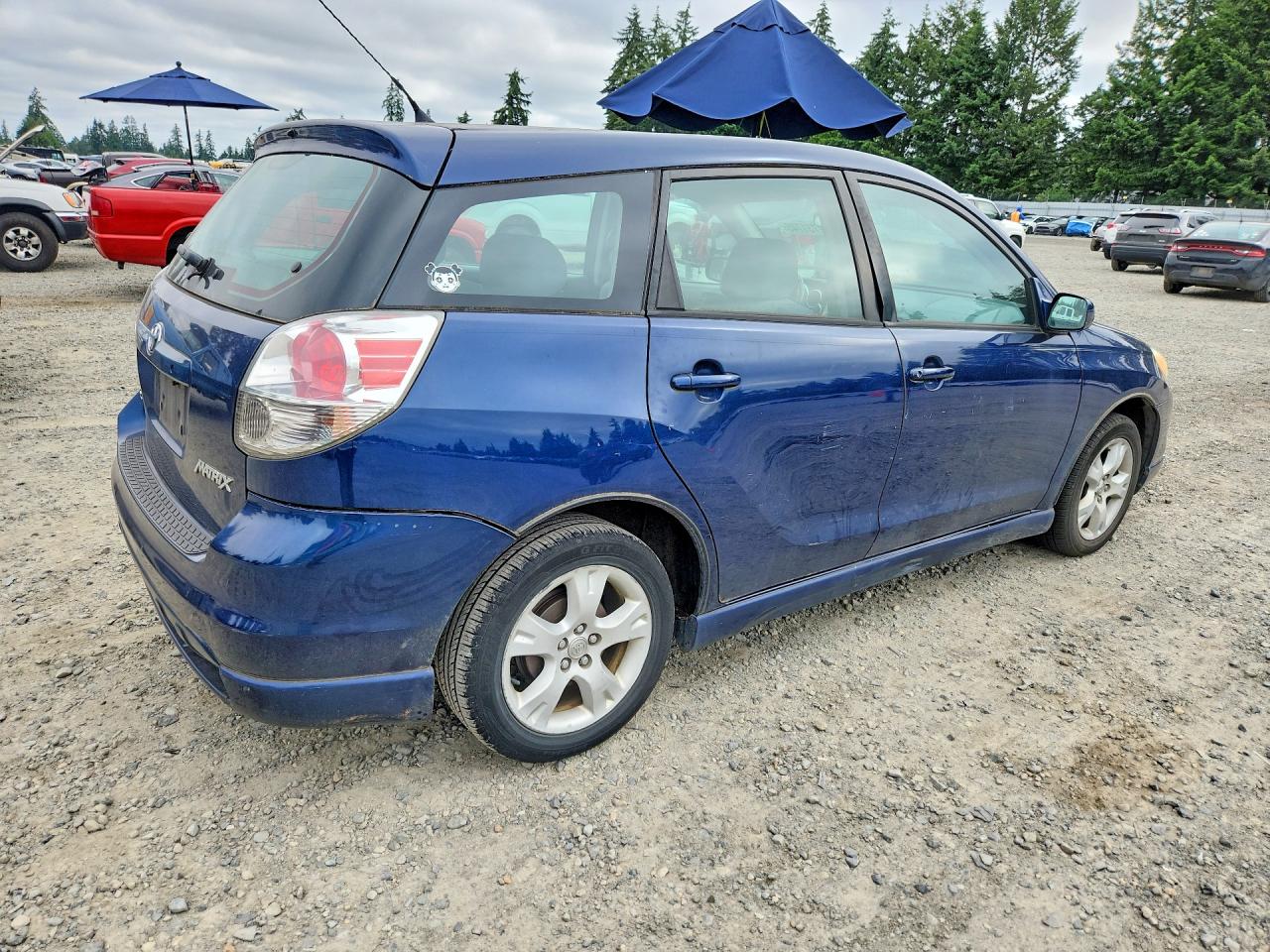 2006 Toyota Corolla Matrix Xr Blue vin: 2T1KR32E66C588610