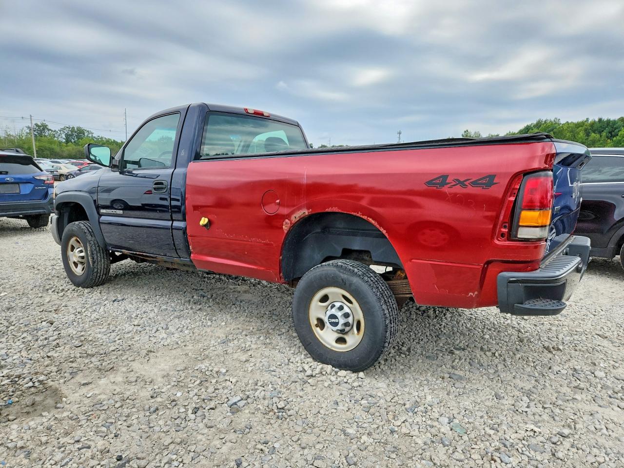 2007 Gmc Sierra C2500 Heavy Duty Blue vin: 1GDHC24U67E121028