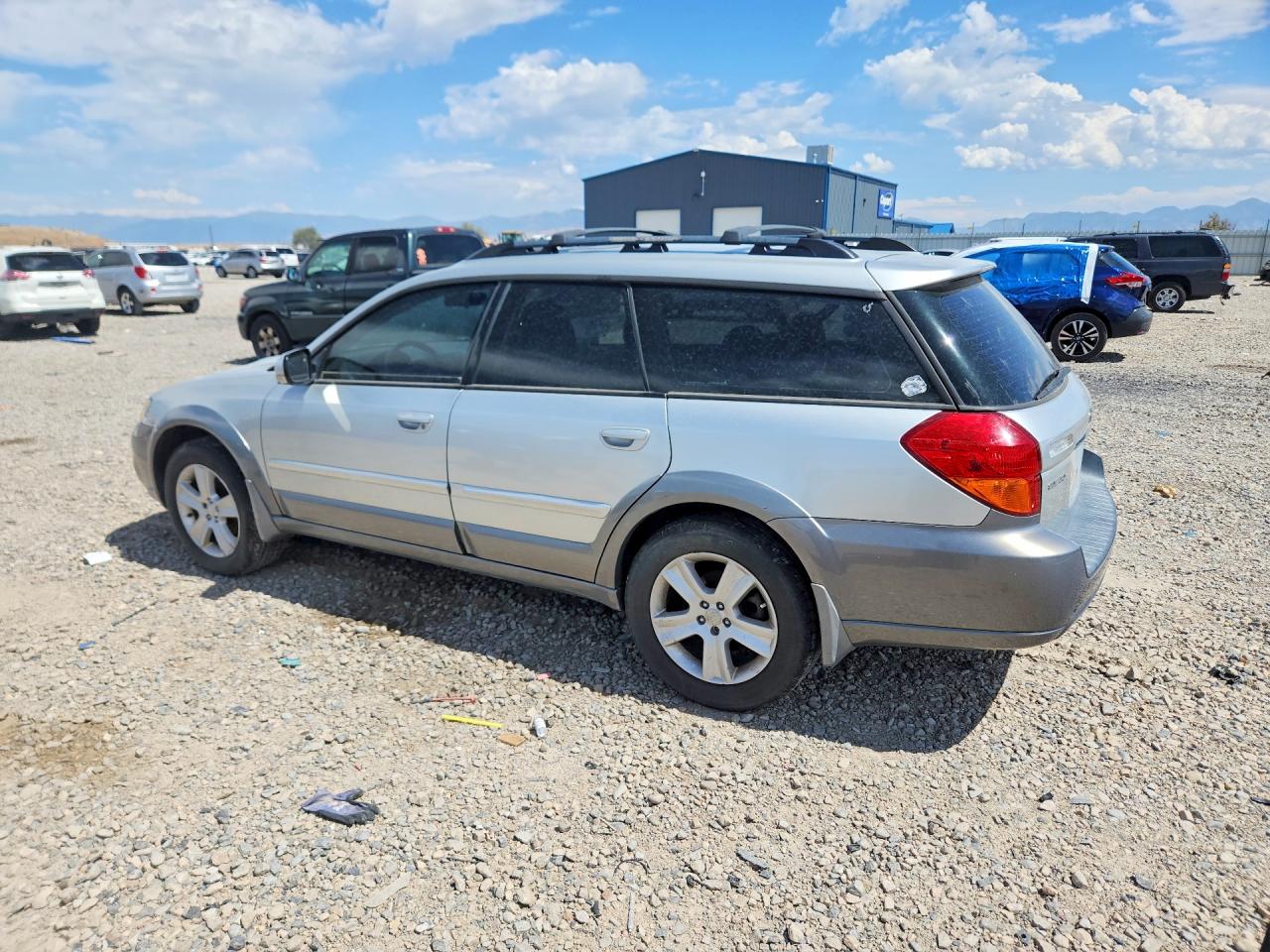 2007 Subaru Legacy Outback Silver vin: 4S4BP63C574336318