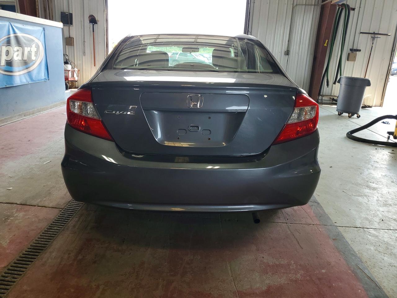 2012 Honda Civic Lx Серый vin: 2HGFB2F50CH300268