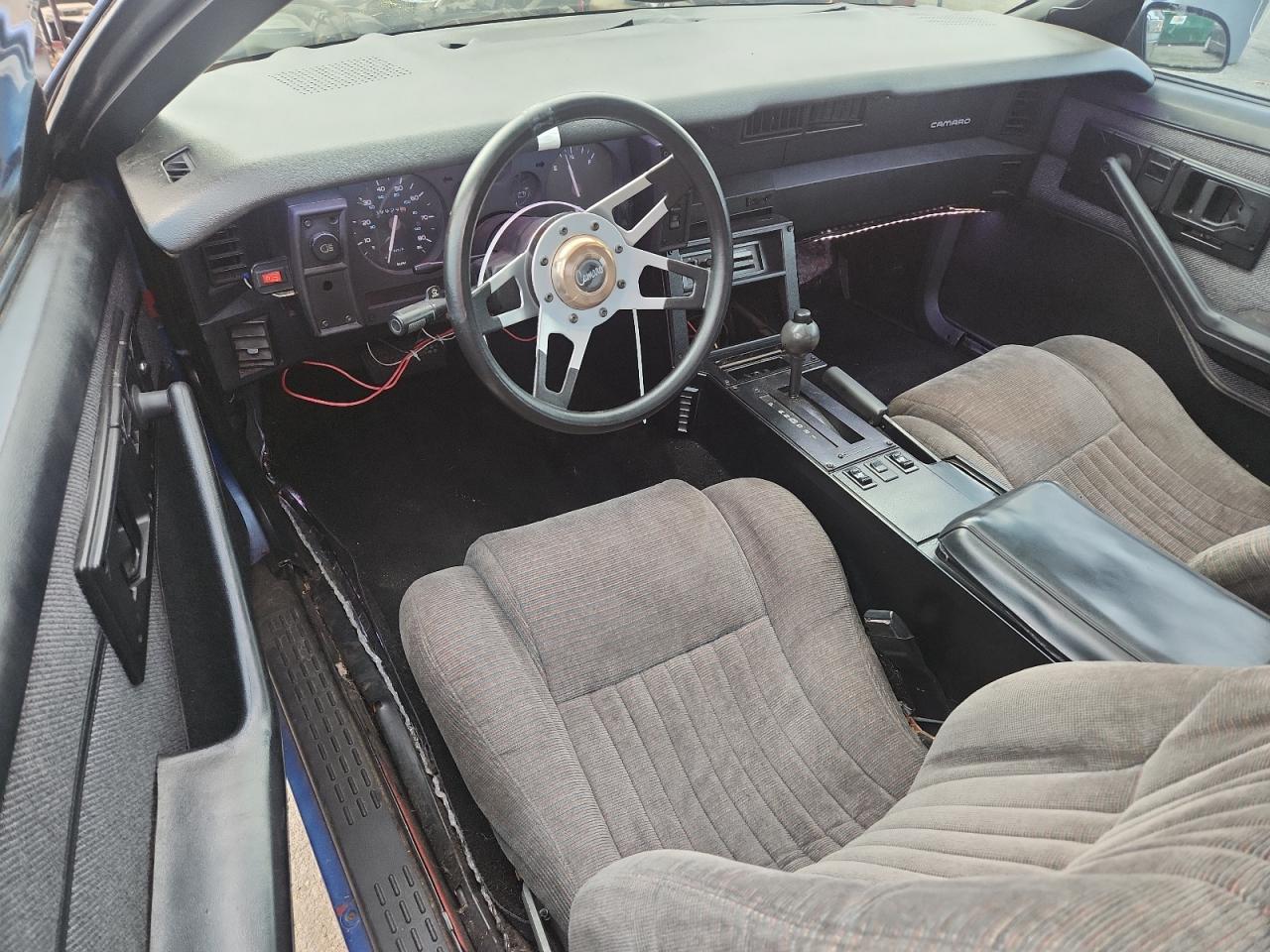 1985 Chevrolet Camaro Blue vin: 1G1FP87S4FN152329