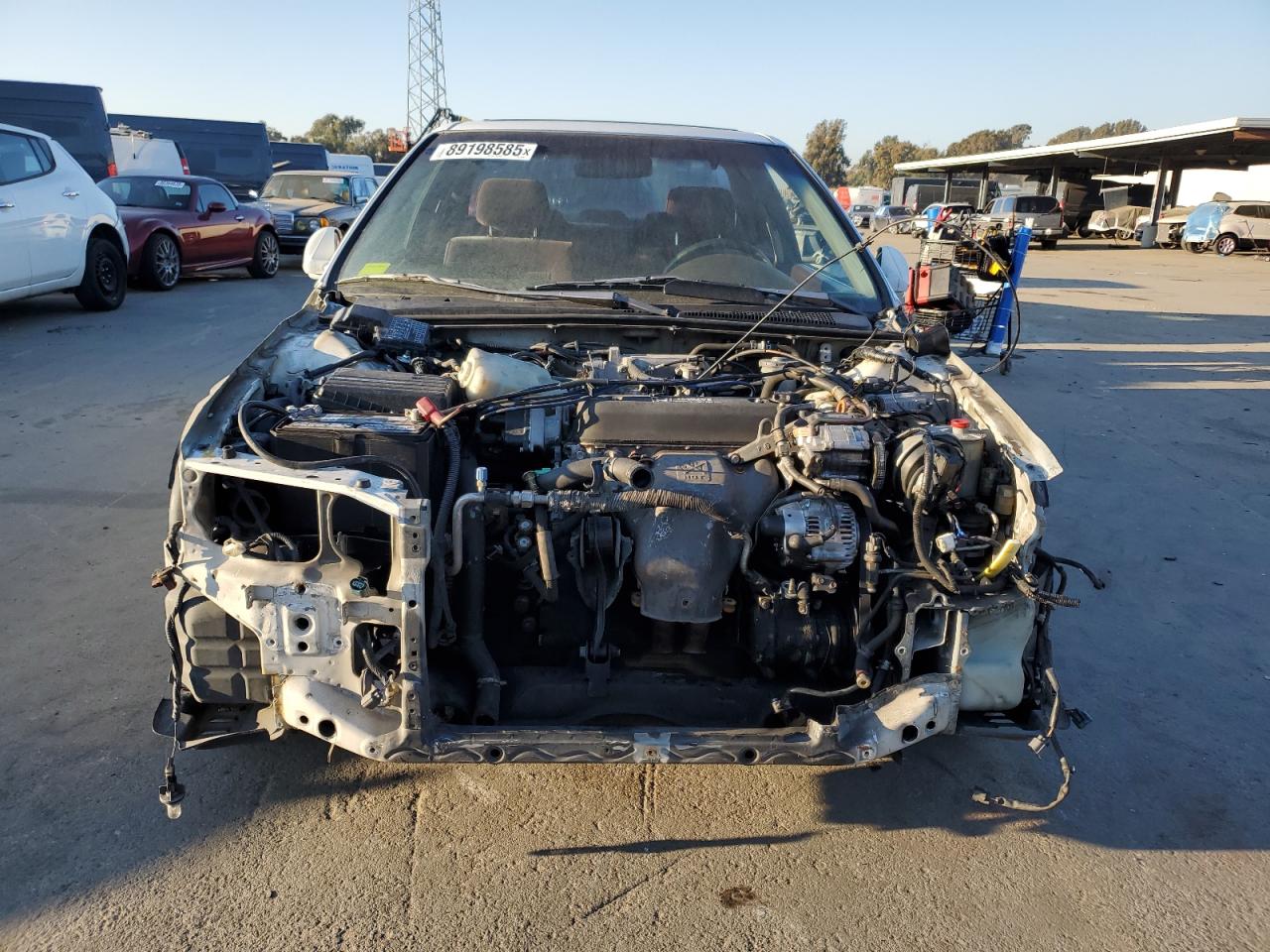 1990 Honda Accord Ex White vin: 1HGCB7266LA031867