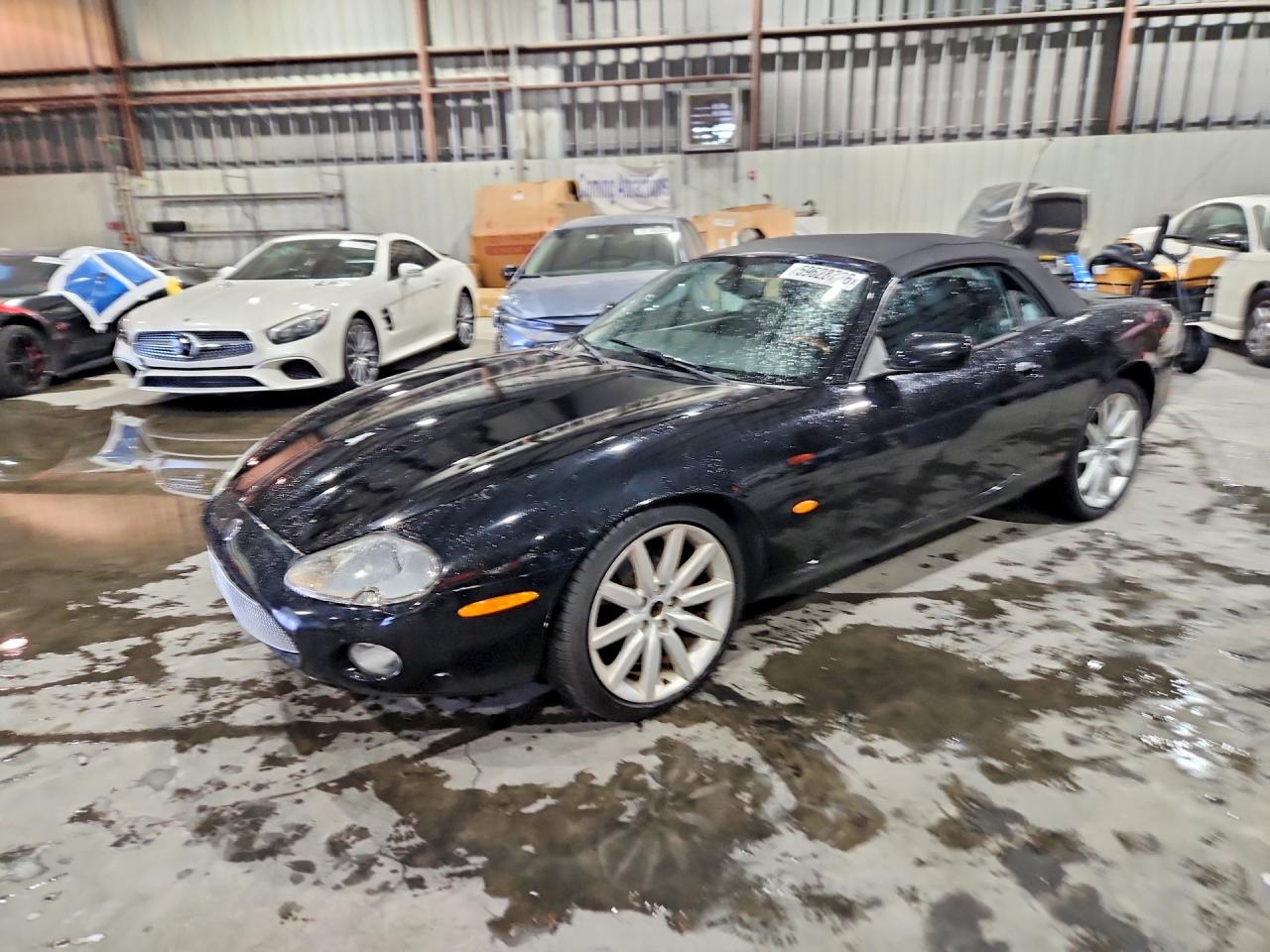 2004 Jaguar Xk8 Black vin: SAJDA42C142A37702
