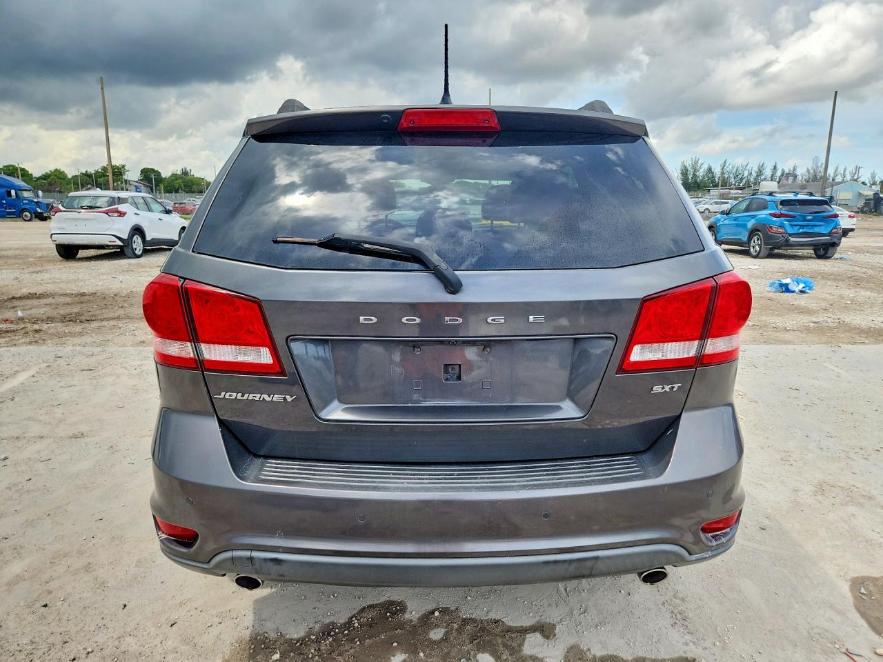 2015 Dodge Journey Sxt Gray vin: 3C4PDCBG6FT723314