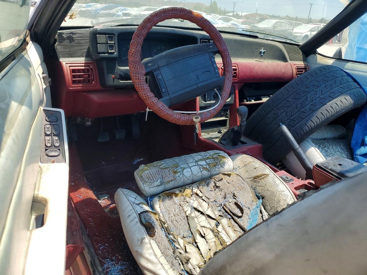 1991 Ford Mustang Gt Red vin: 1FACP45E5MF131616