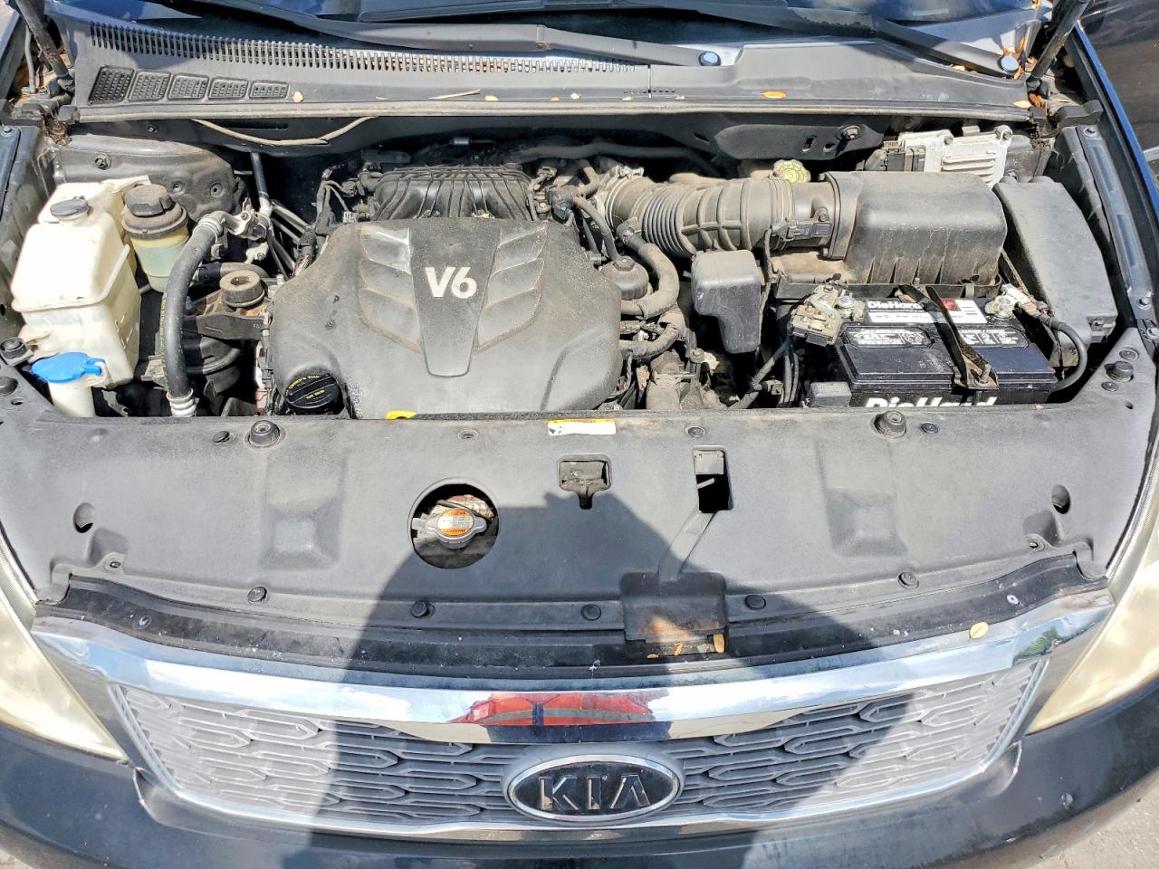 2011 Kia Sedona Ex Black vin: KNDMH4C72B6387256