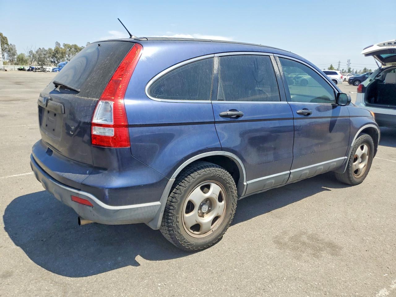 2008 Honda Cr-v Lx Blue vin: JHLRE38318C056101