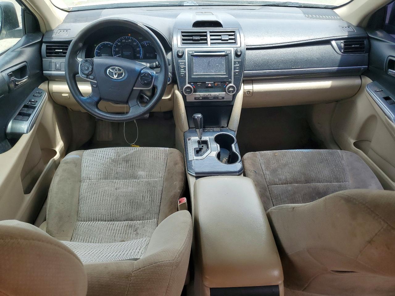2014 Toyota Camry Hybrid Le White vin: 4T1BD1FK4EU108483
